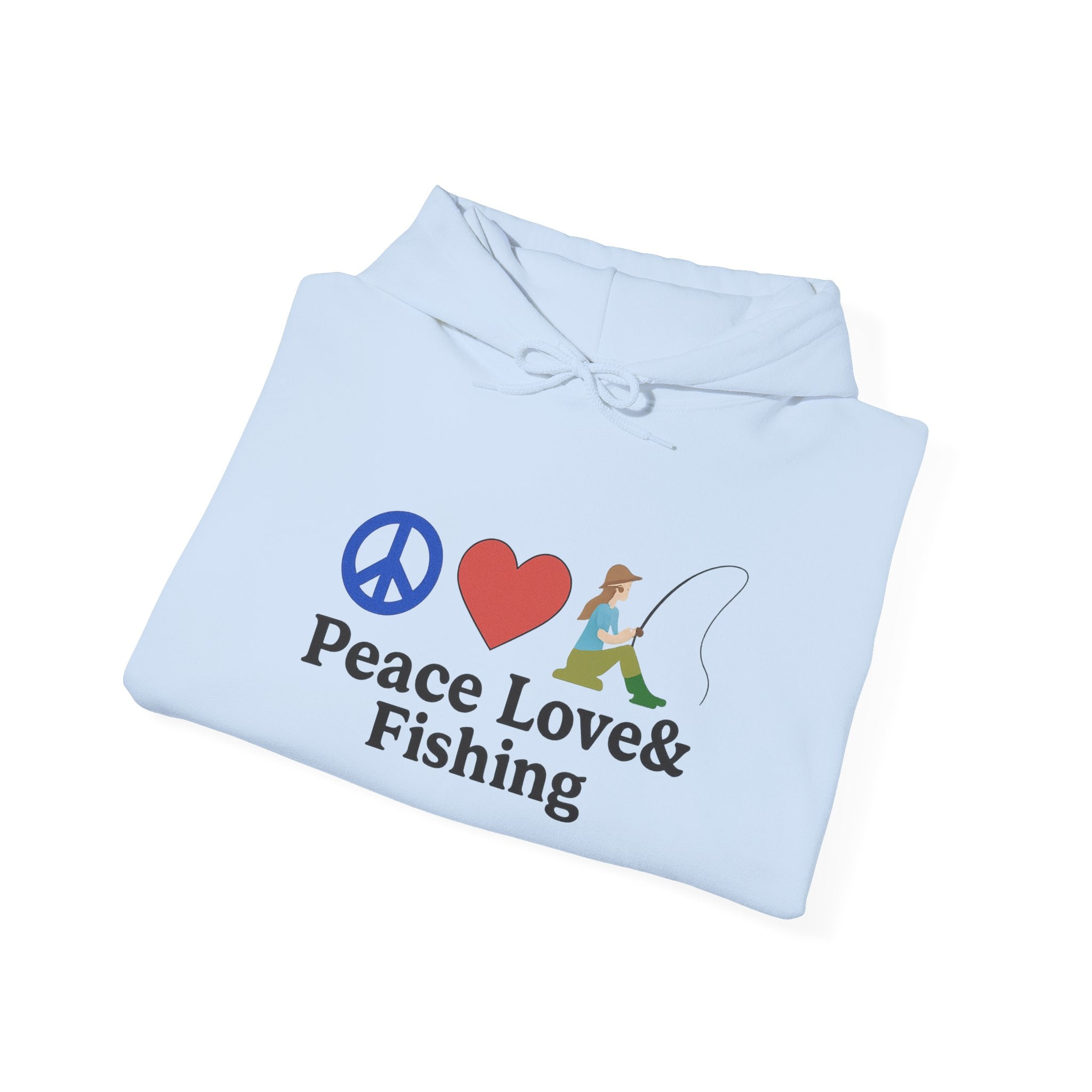 Peace Love & Fishing Hoodie