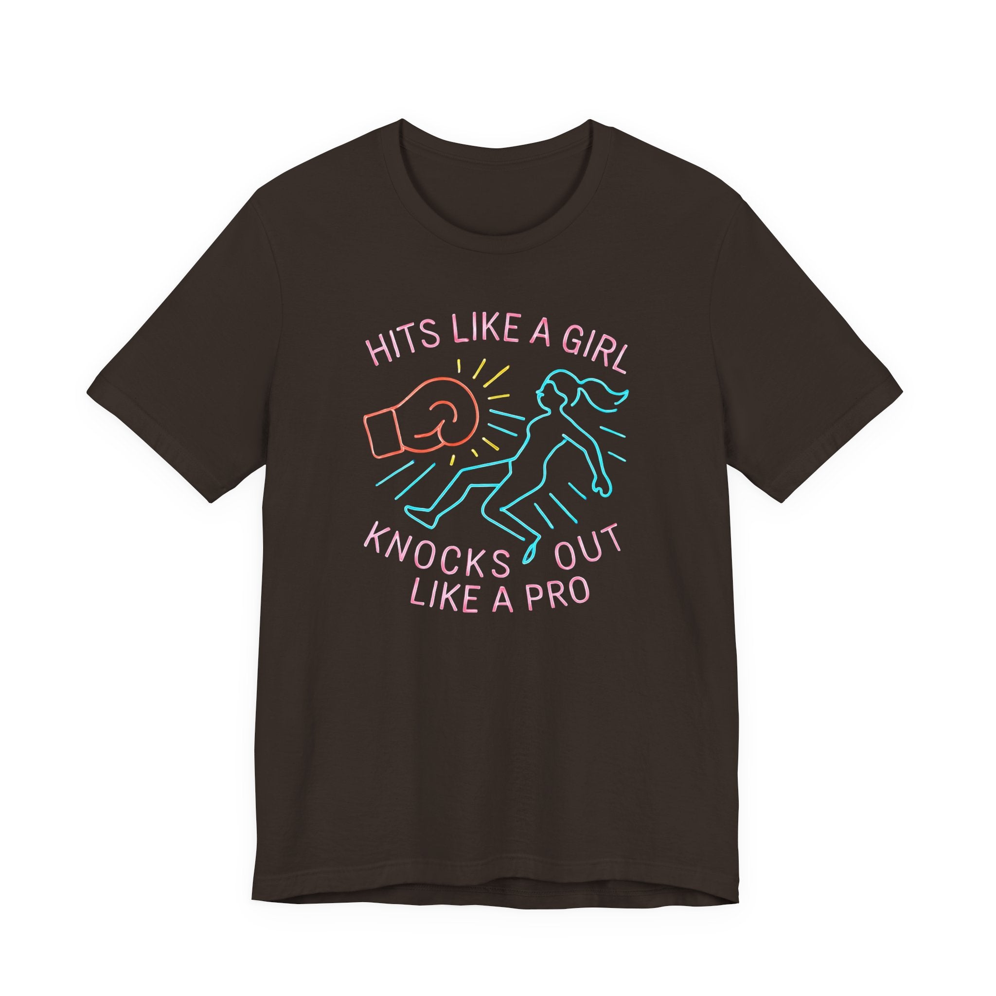 Empowering Girls Tee, Hits Like a Girl T-Shirt