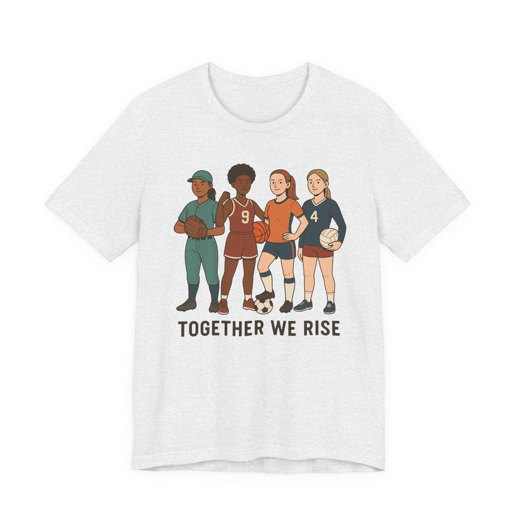 Empowering Together We Rise Tee | Unisex Jersey Short Sleeve T-Shirt