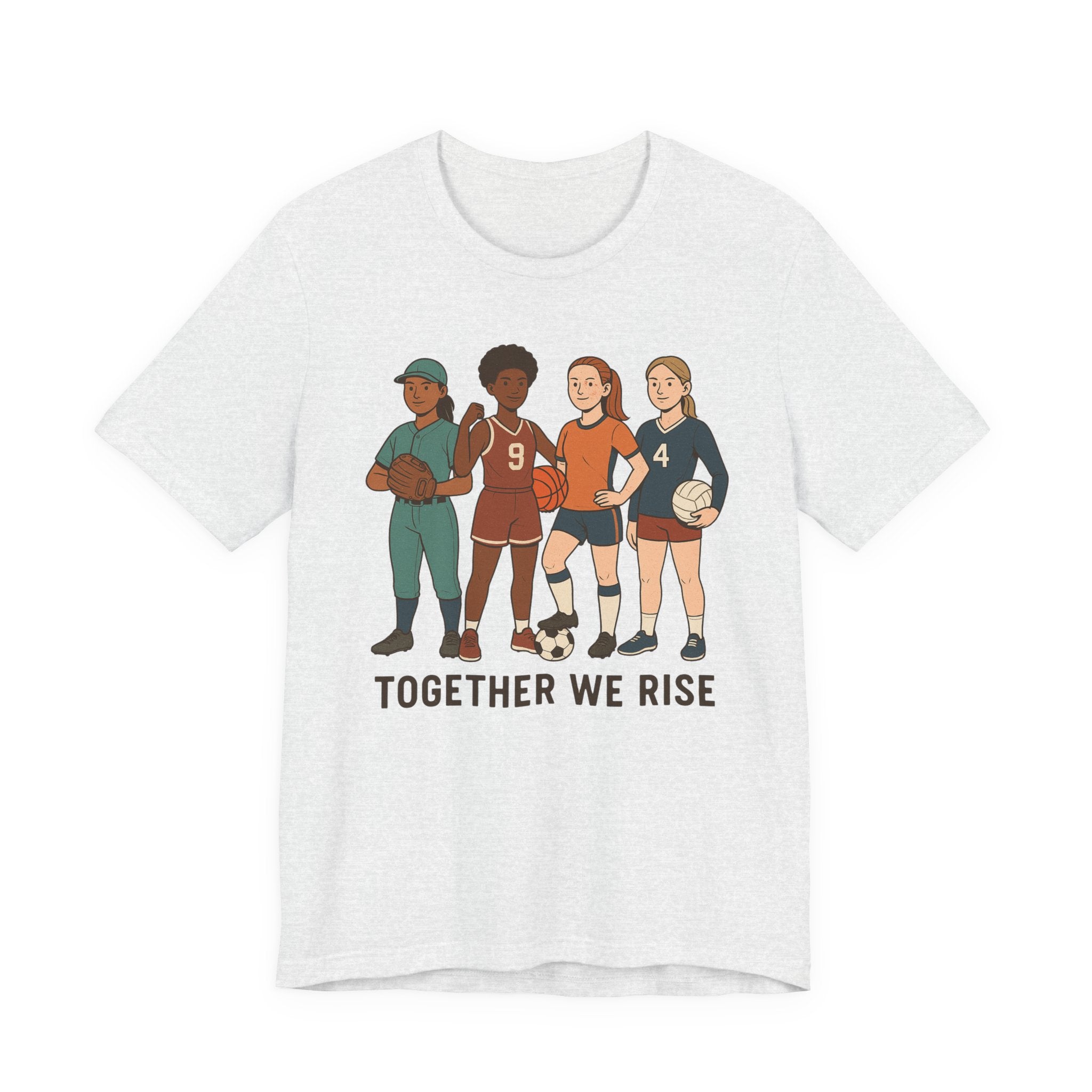 Empowering Together We Rise Tee | Unisex Jersey Short Sleeve T-Shirt