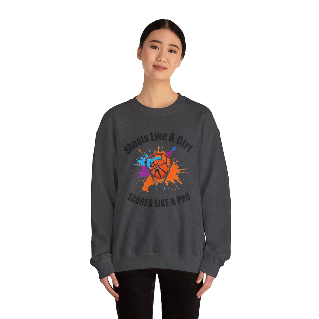 Empowering Basketball Sweatshirt for Girls