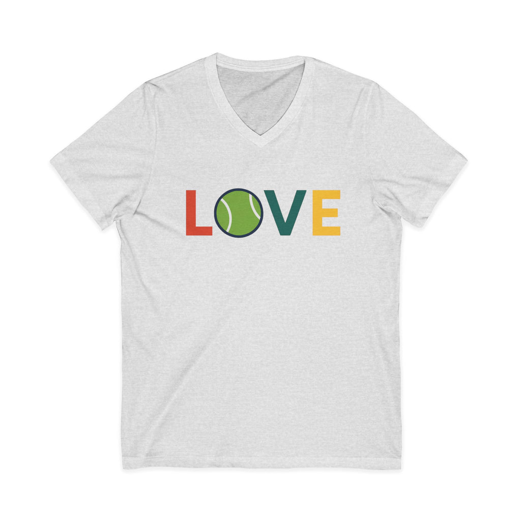 Love Tennis V-Neck Tee