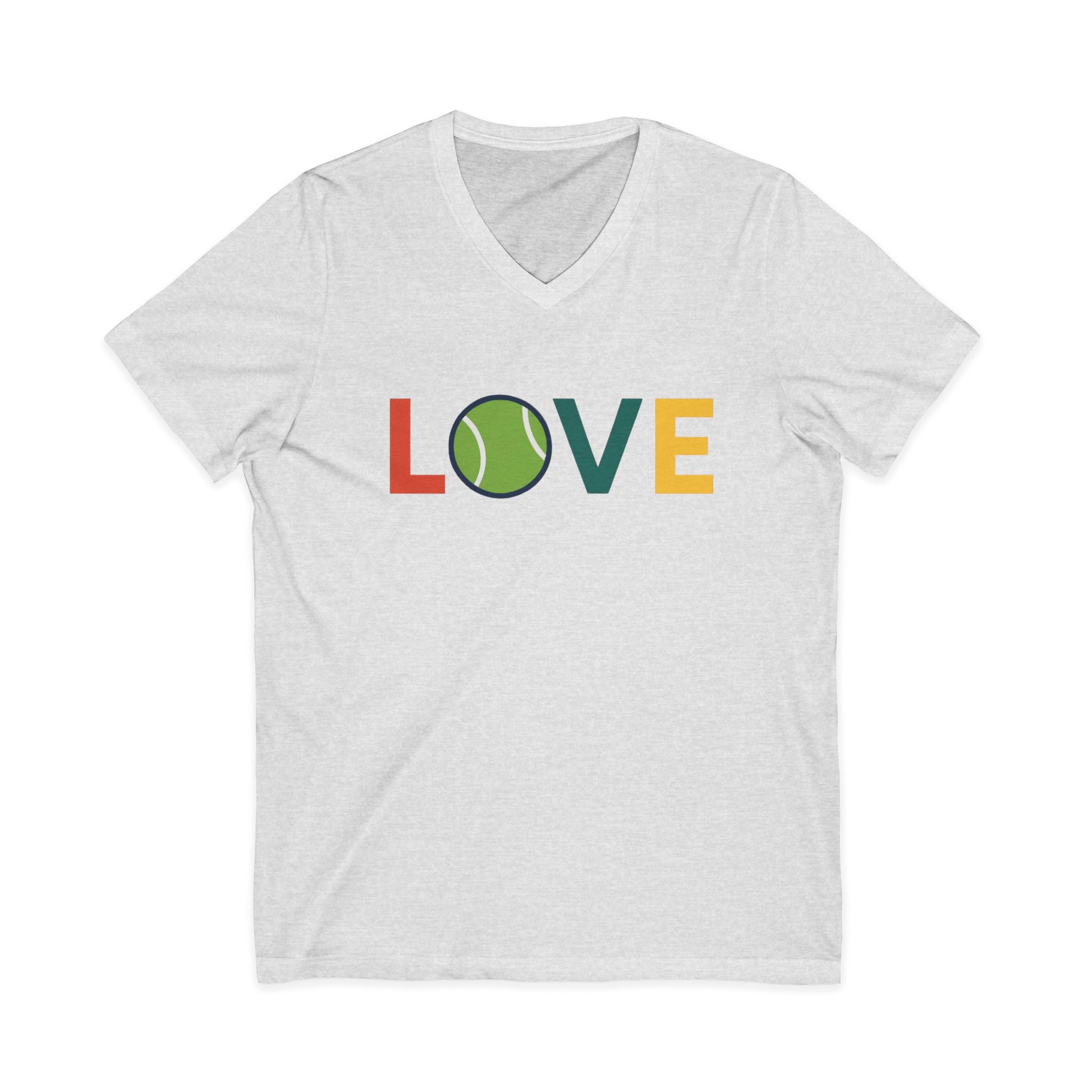 Love Tennis V-Neck Tee