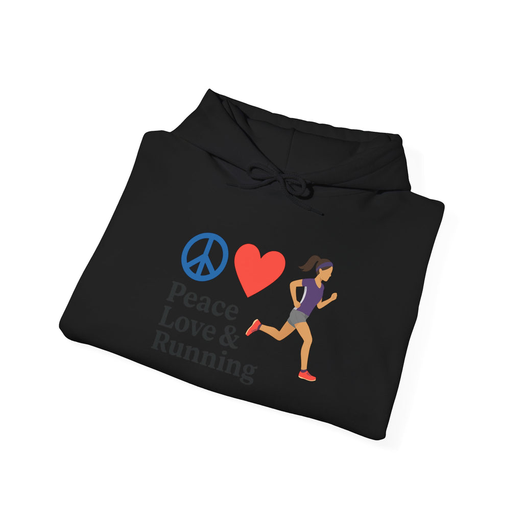 Peace, Love & Running Hoodie