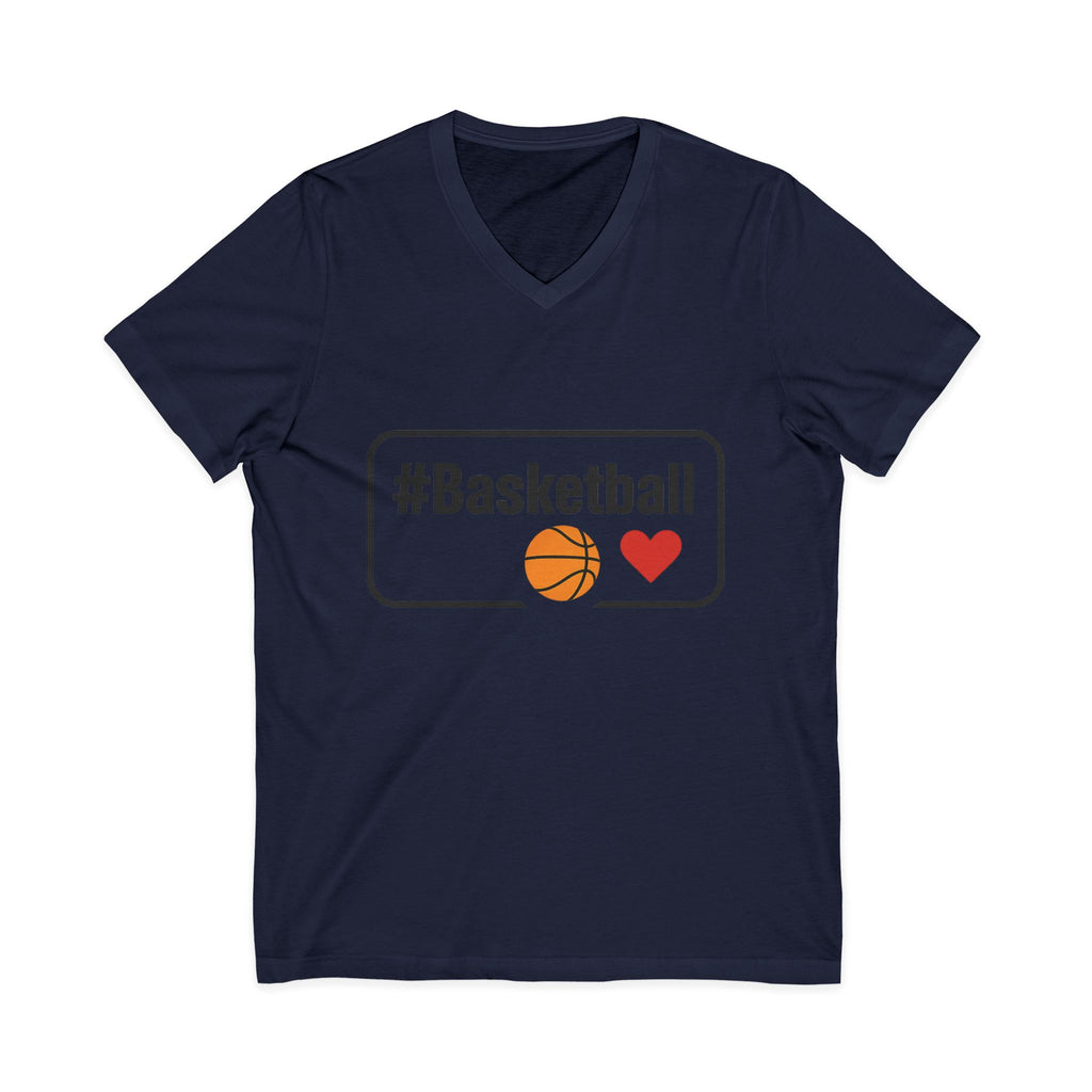 Basketball Love V-Neck Tee