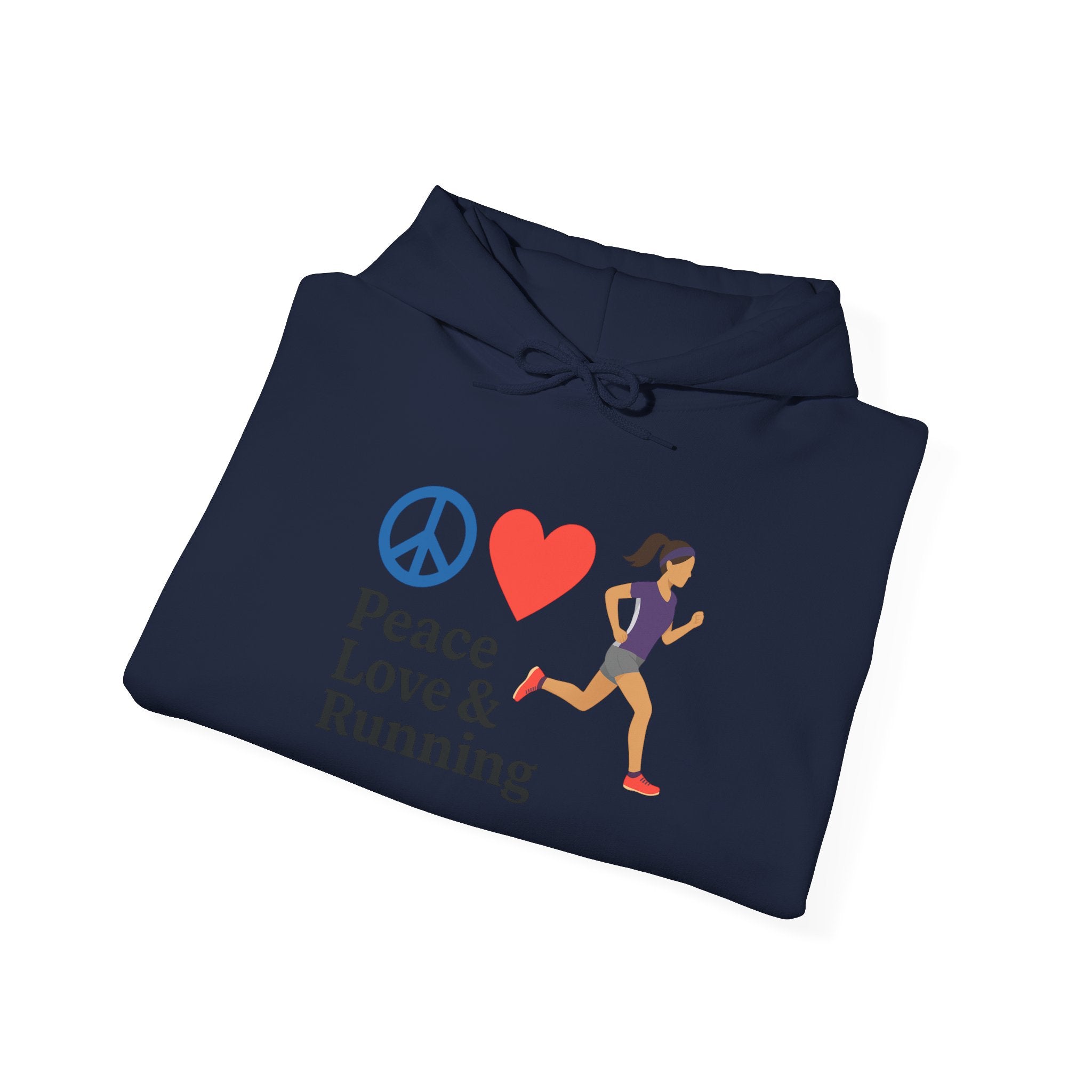 Peace, Love & Running Hoodie