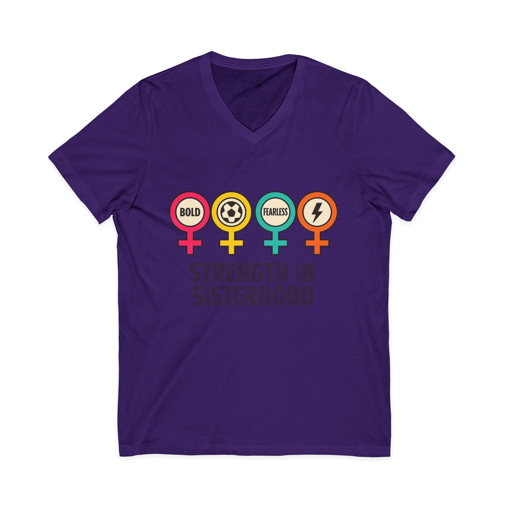 Empowerment V-Neck Tee: Strength in Sisterhood