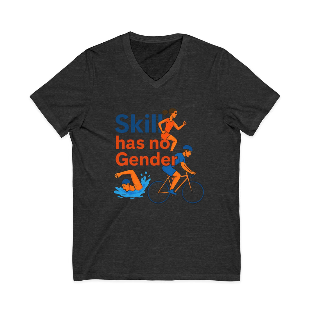 Skill Has No Gender V-Neck Tee