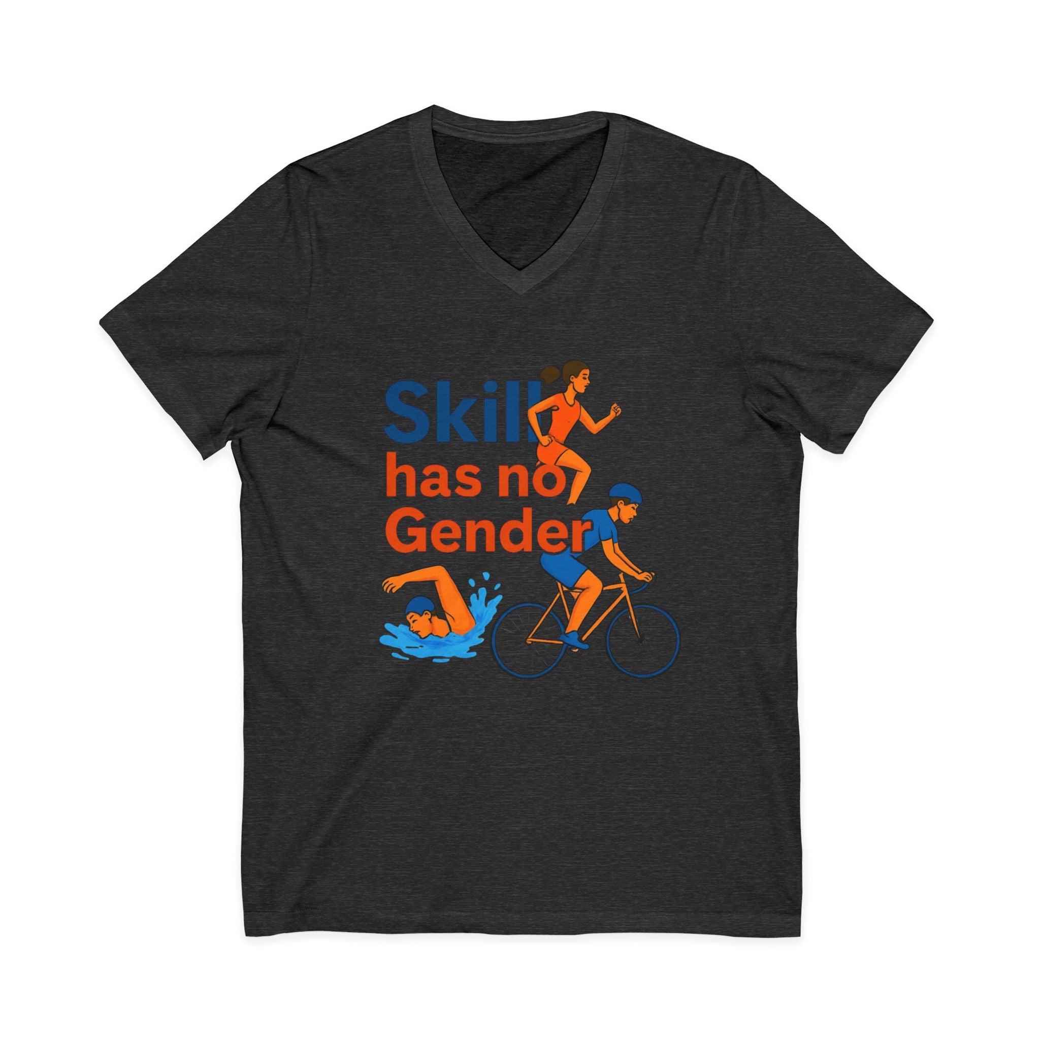 Skill Has No Gender V-Neck Tee