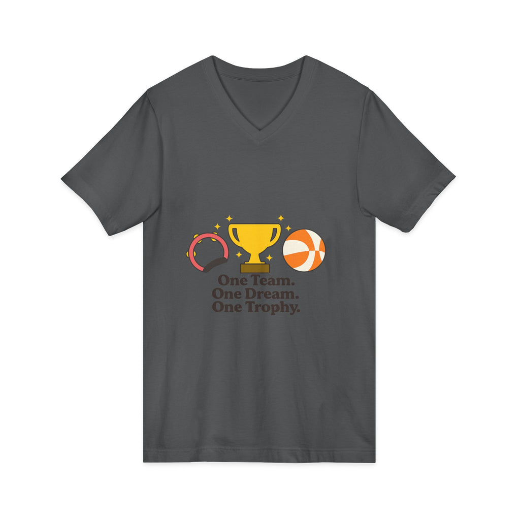 Unisex Jersey Short Sleeve V-Neck Tee