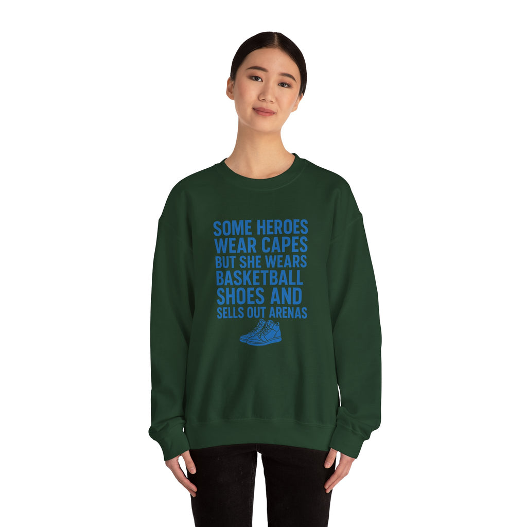 Basketball Hero Sweatshirt | Unisex Heavy Blend Crewneck