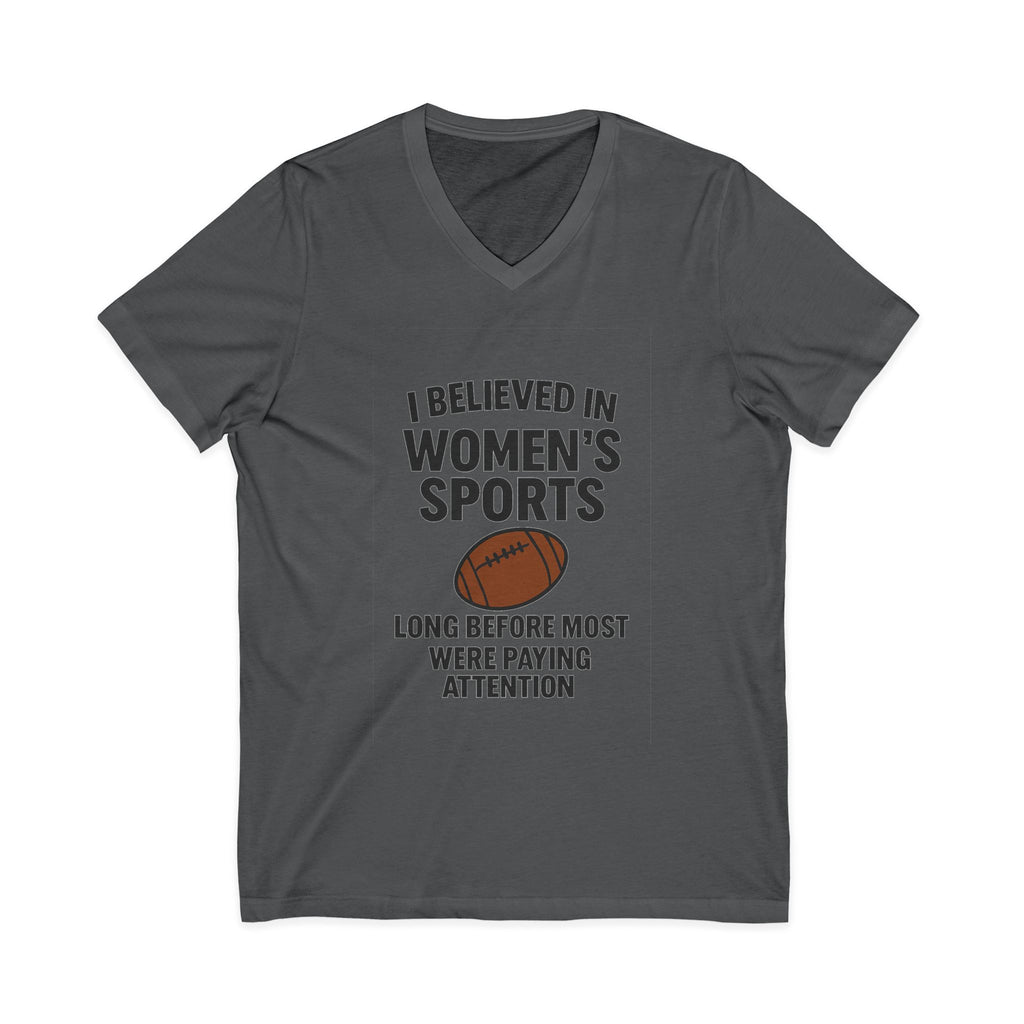 Women's Sports Advocacy V-Neck Tee