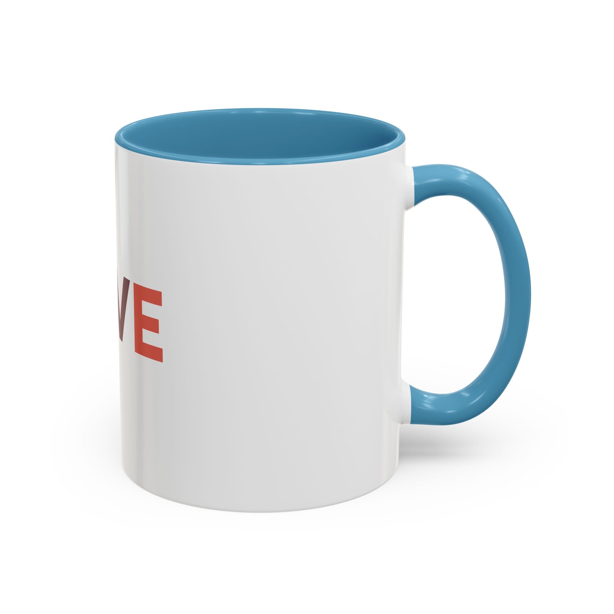 Love Baseball Accent Coffee Mug