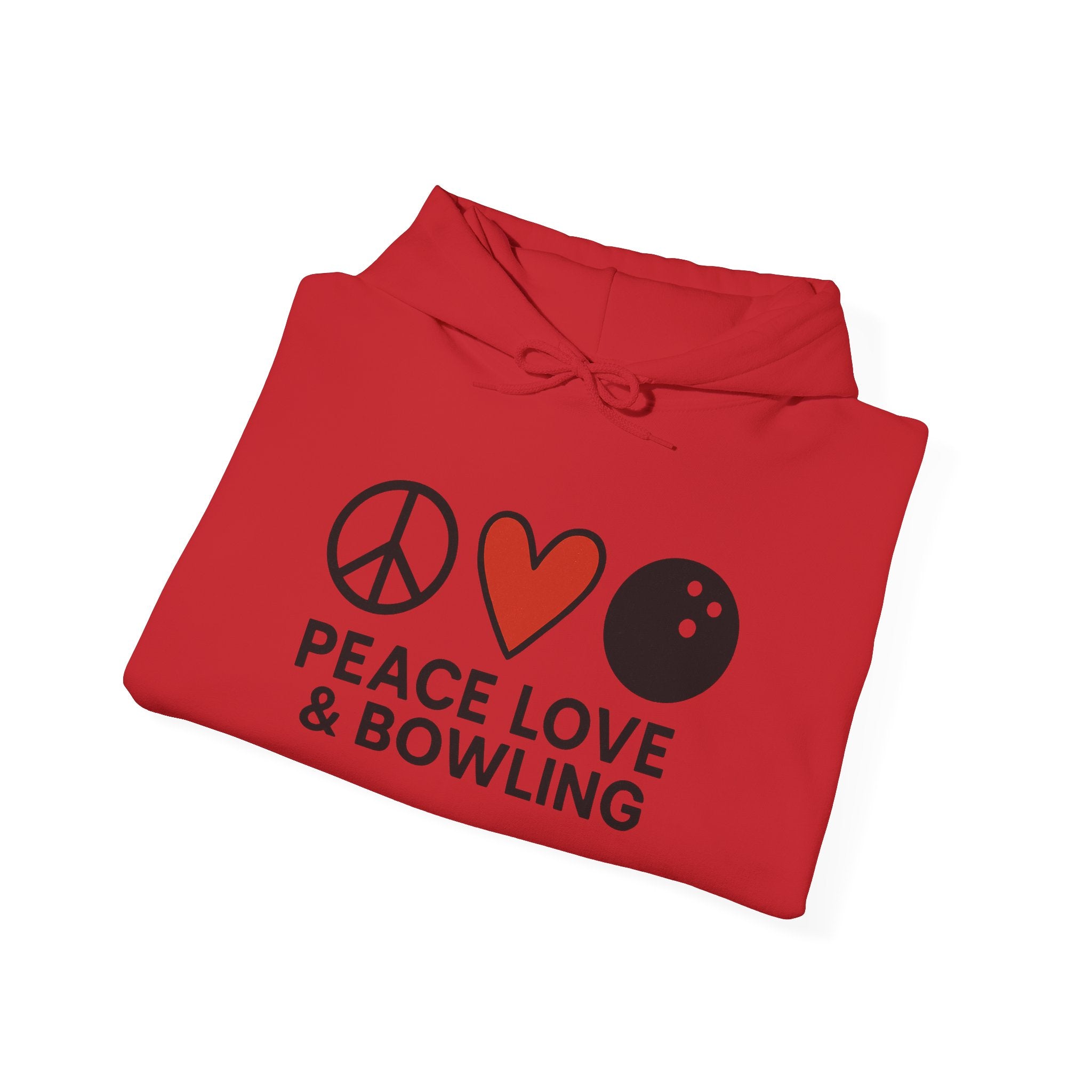 Peace Love & Bowling Hoodie