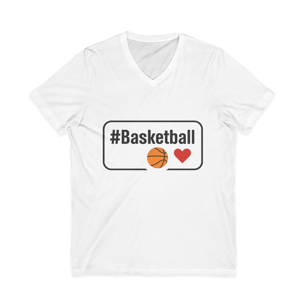 Basketball Love V-Neck Tee