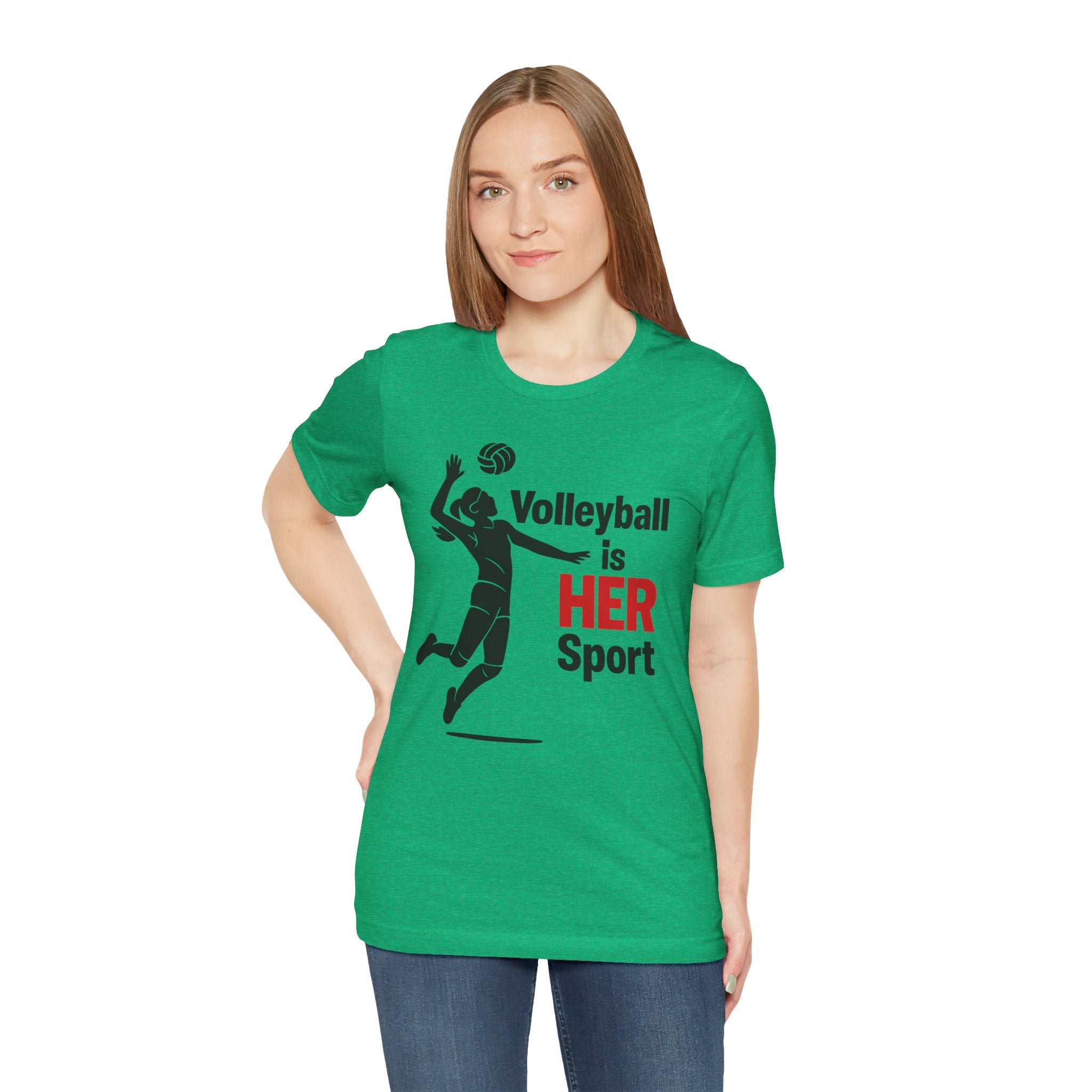 Women's Sports Pride Tee - Volleyball Is Her Sport
