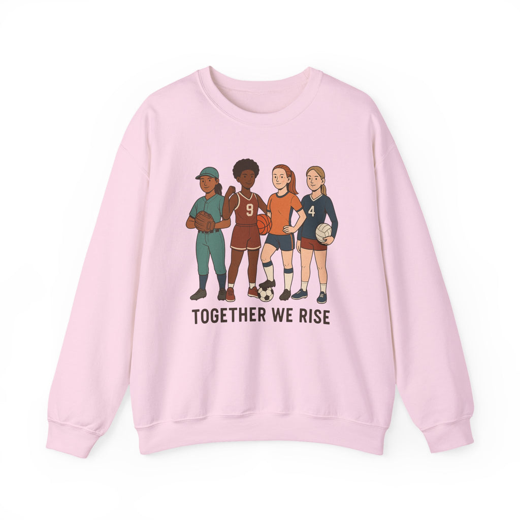 Empowering Crewneck Sweatshirt: Together We Rise