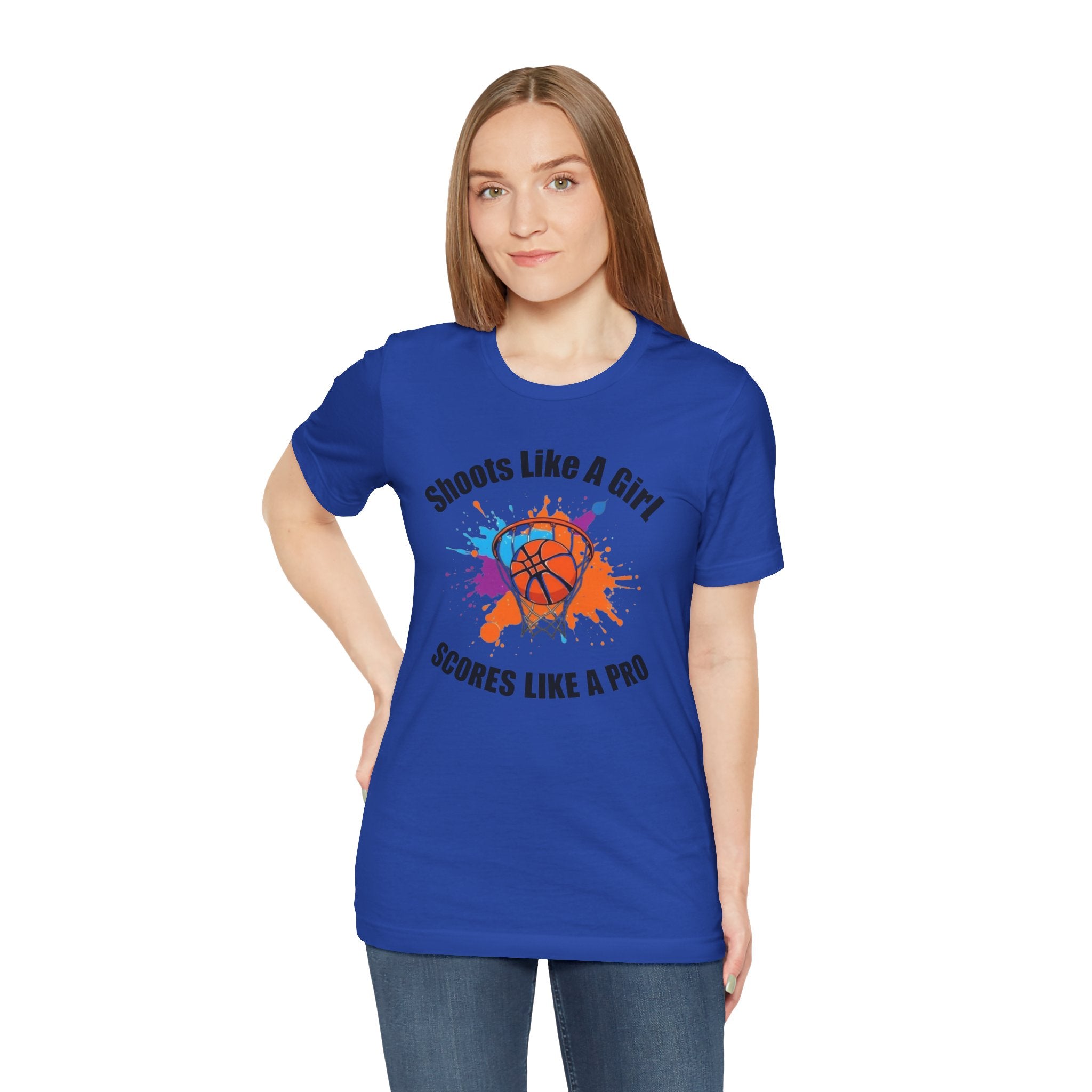 Basketball Pride Tee, Shoots Like A Girl
