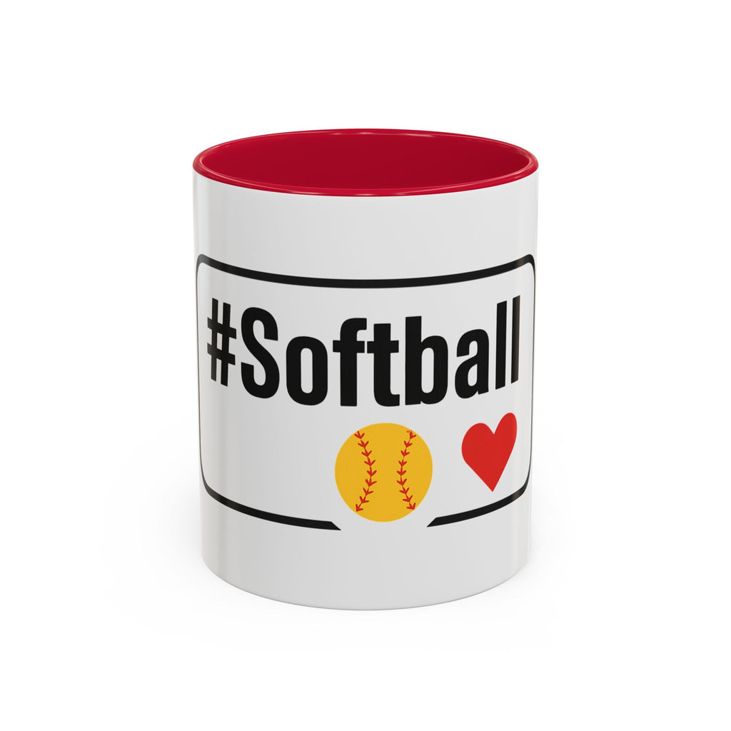Softball Lover's Colorful Coffee Mug - 11oz & 15oz