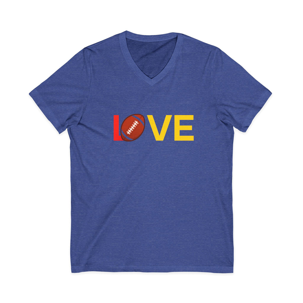 Football Love V-Neck Tee