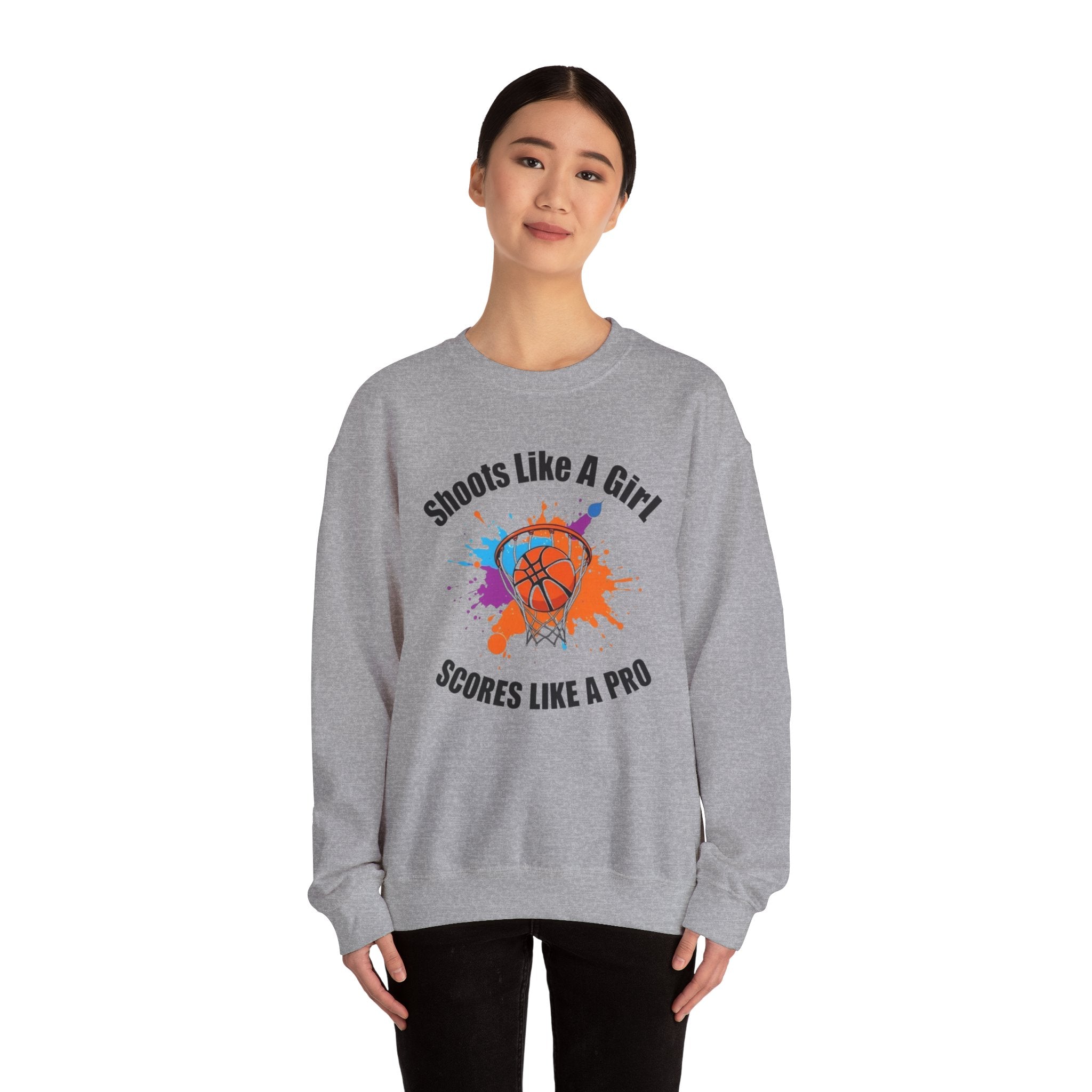 Empowering Basketball Sweatshirt for Girls