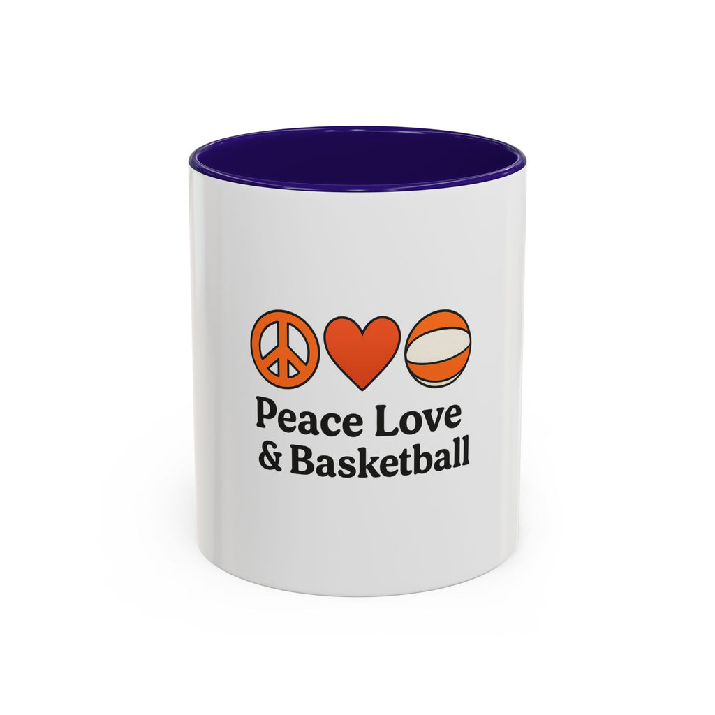 Peace Love Basketball Mug