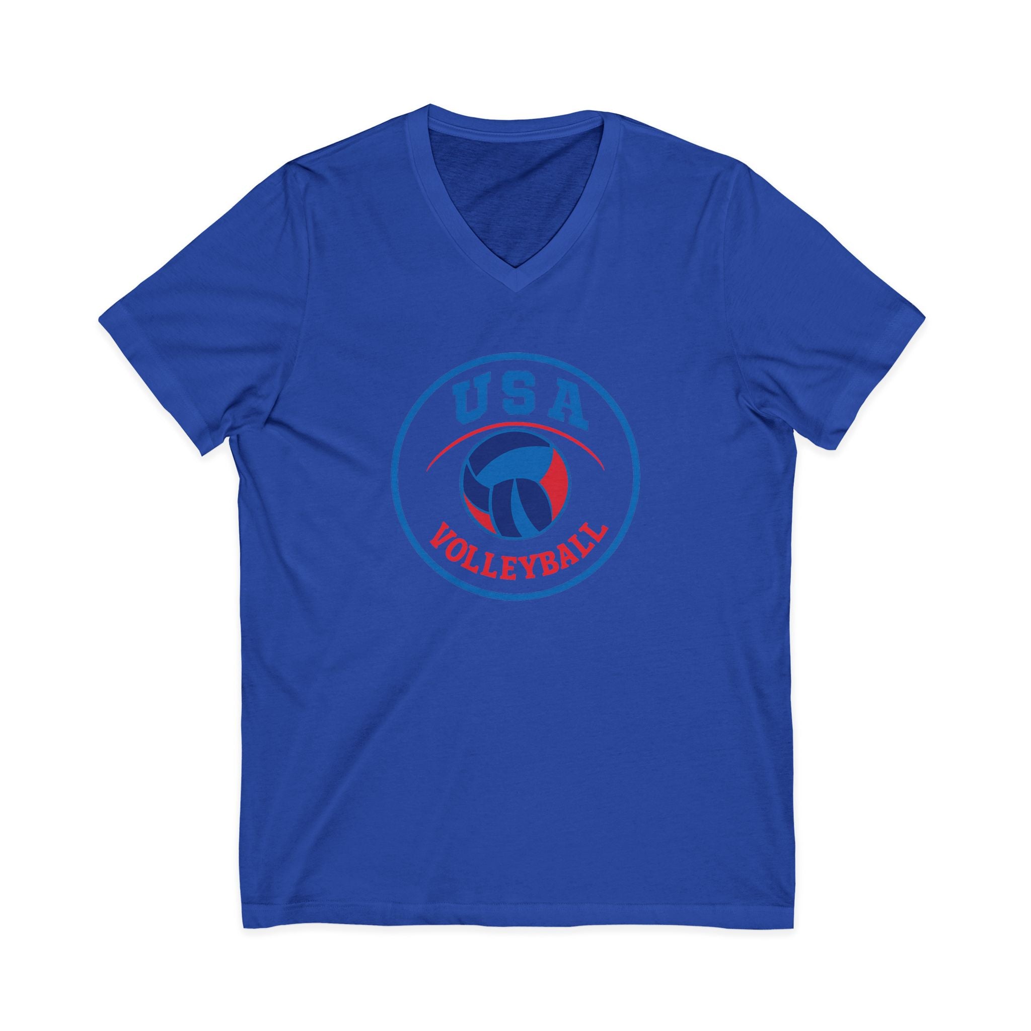 USA Volleyball V-Neck Tee