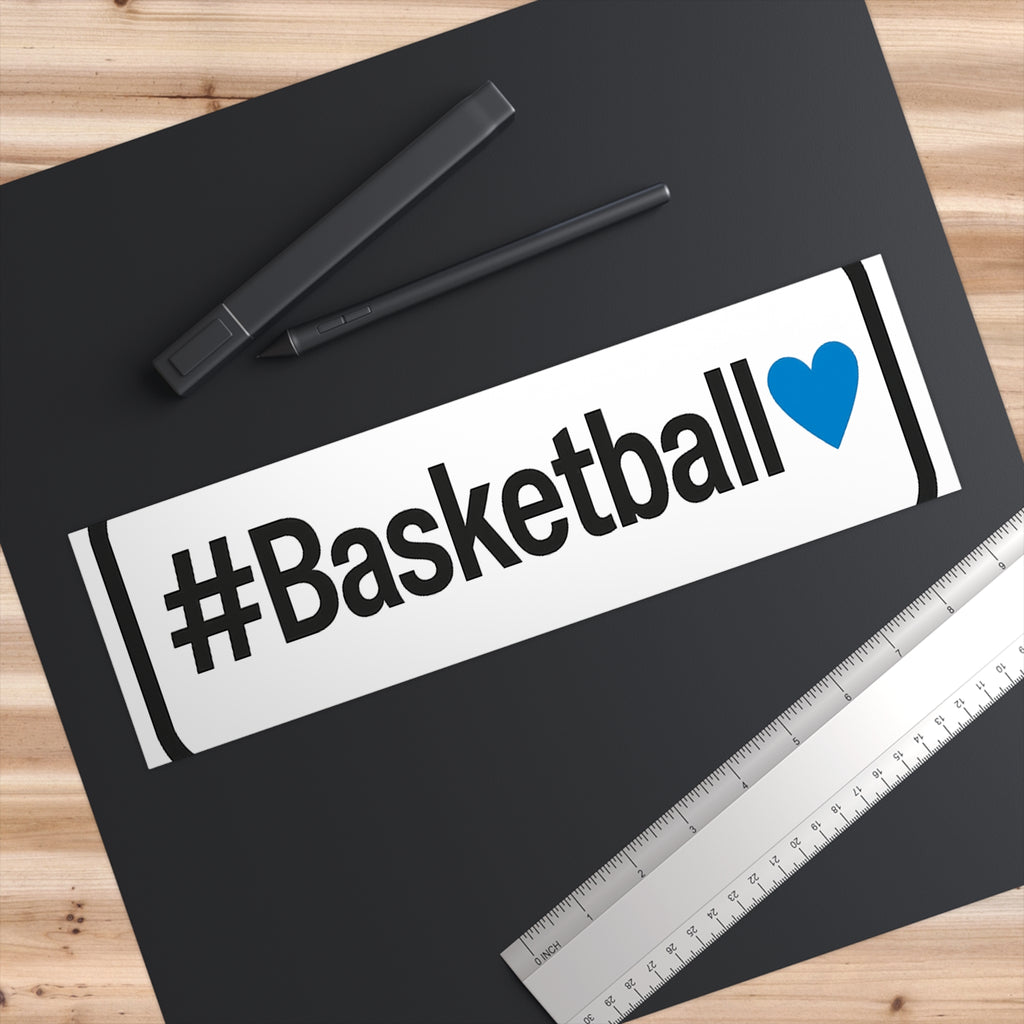 Basket Love Bumper Sticker
