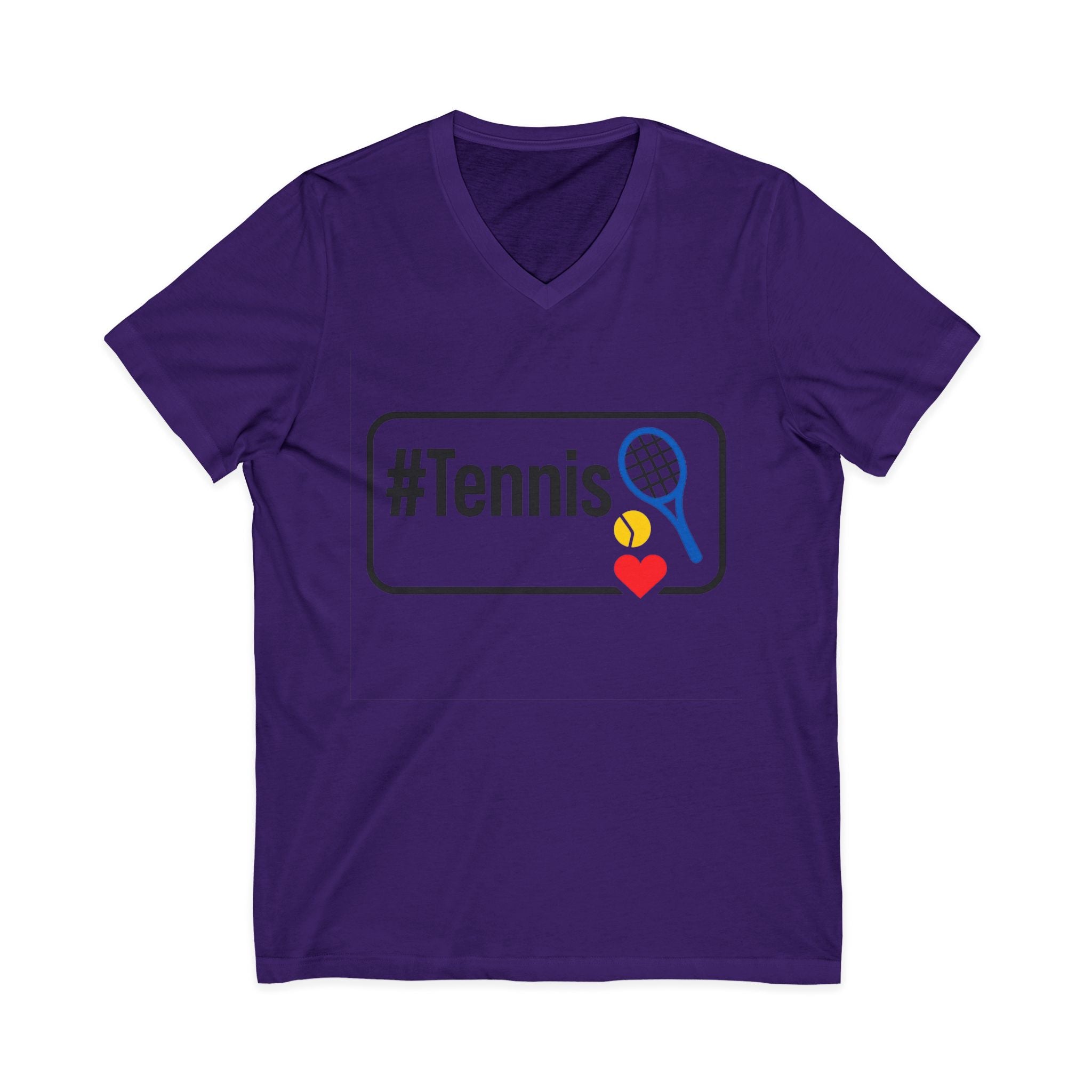 Tennis Love Unisex V-Neck Tee