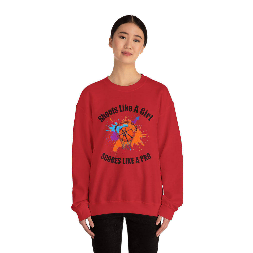 Empowering Basketball Sweatshirt for Girls