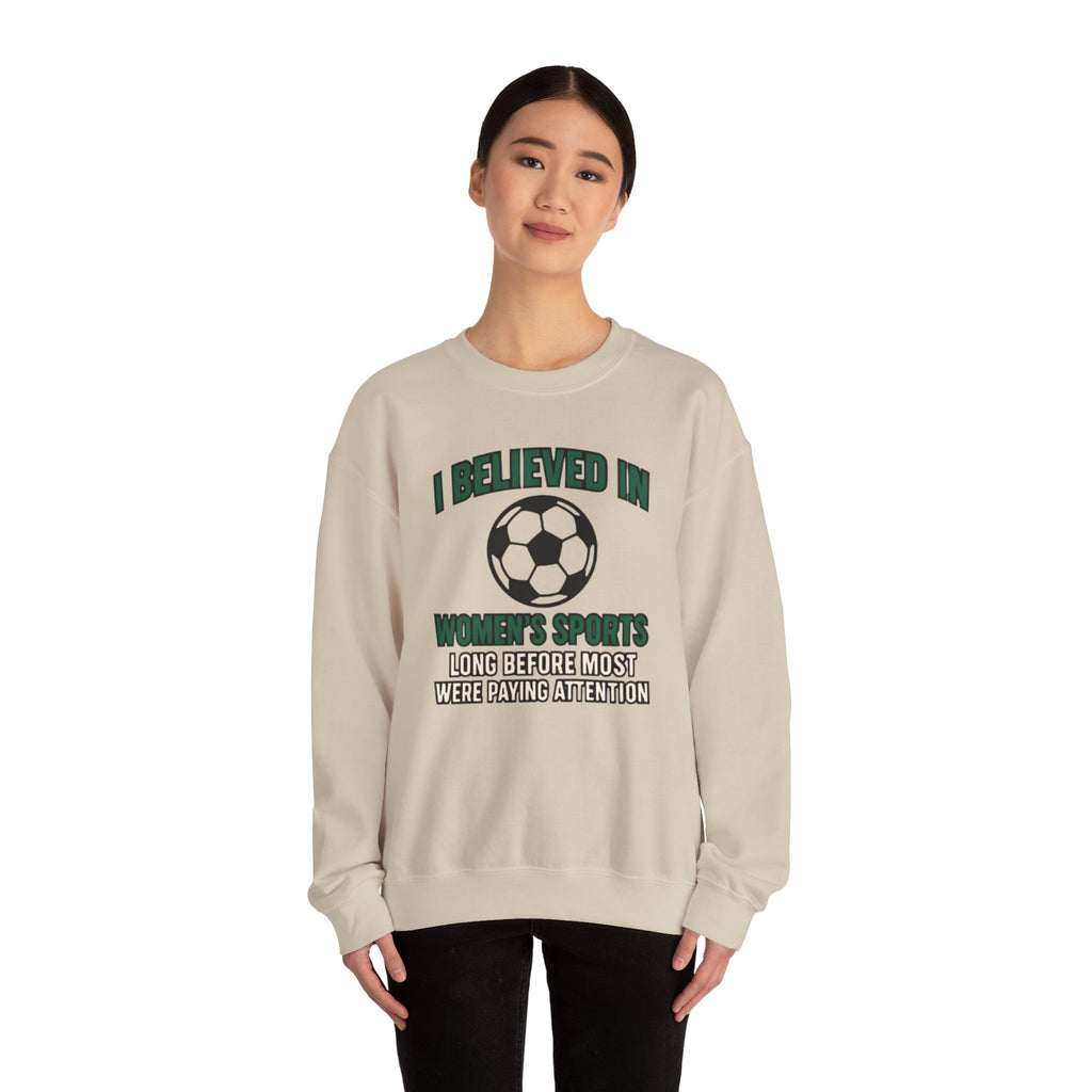 Empowering Women’s Sports Crewneck Sweatshirt