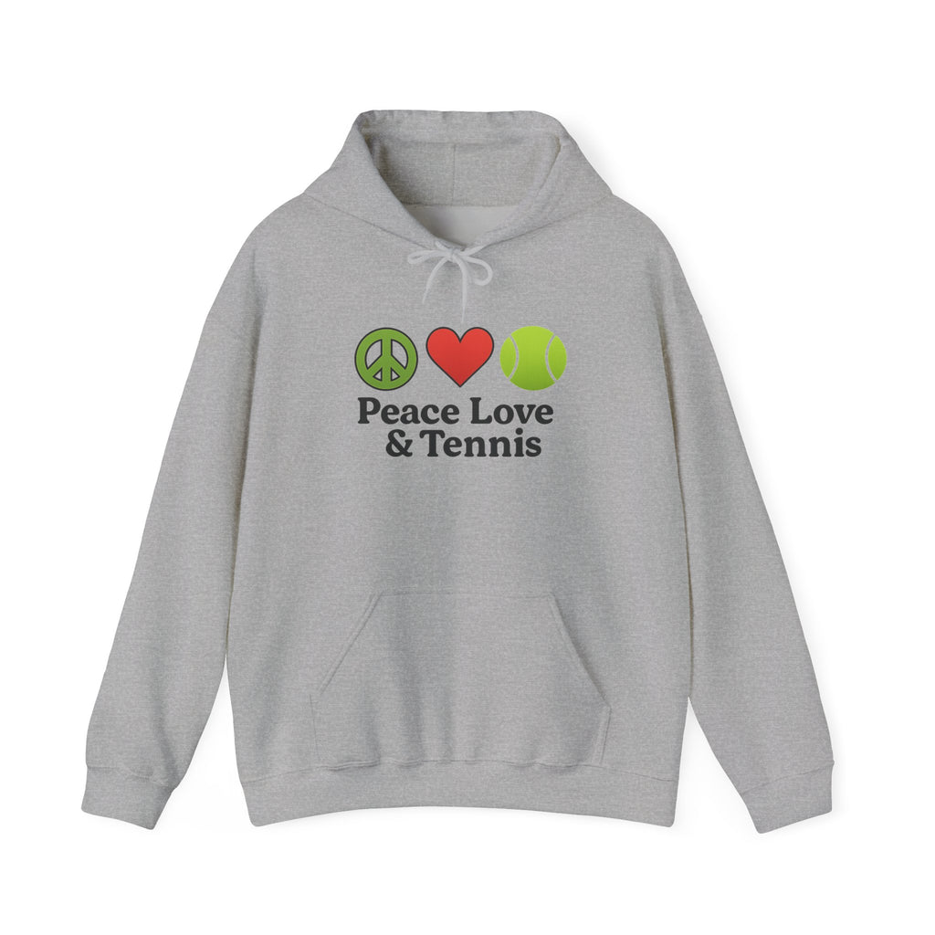 Peace Love & Tennis Hoodie