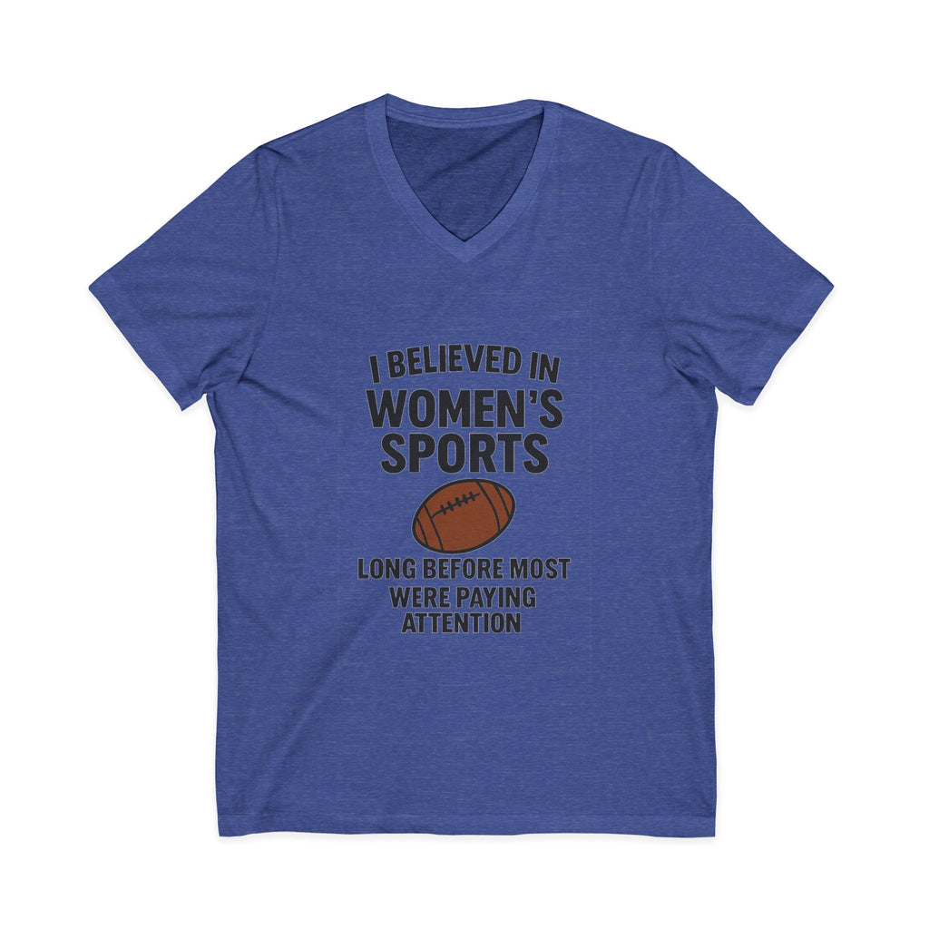 Women's Sports Advocacy V-Neck Tee
