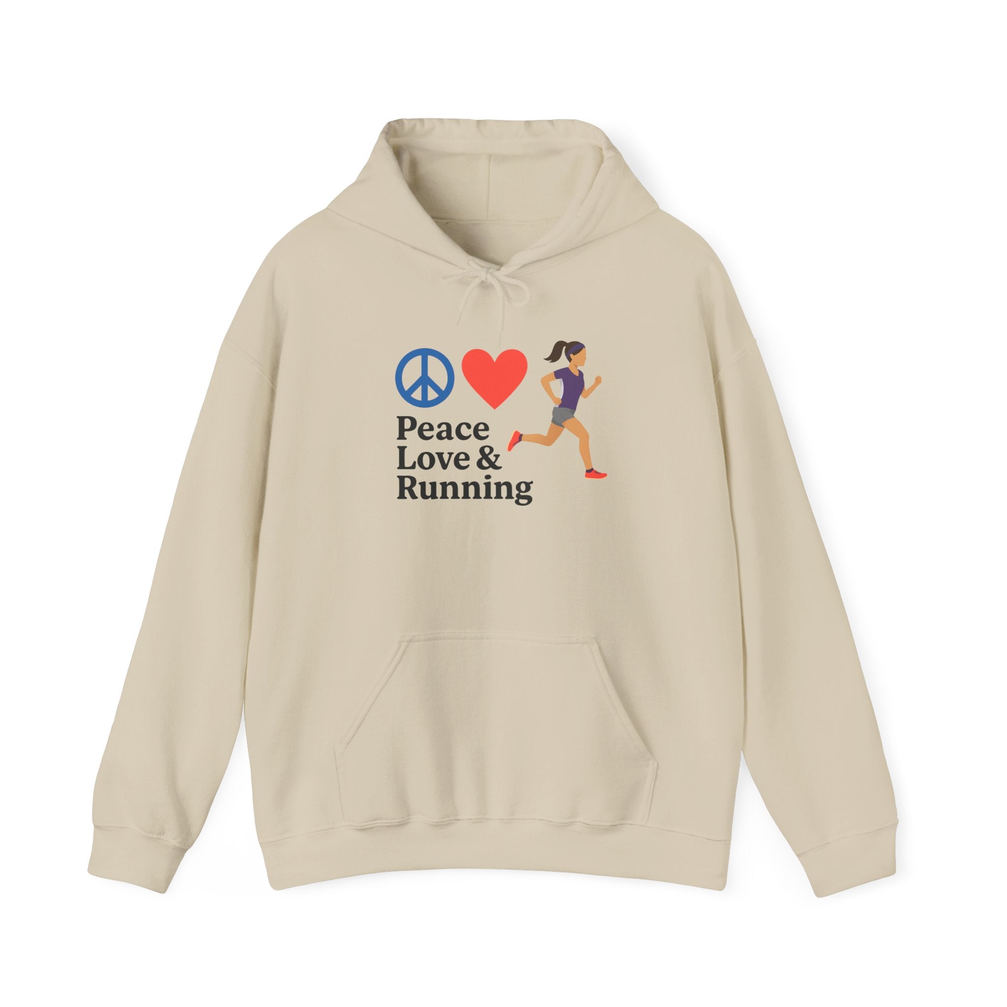 Peace, Love & Running Hoodie