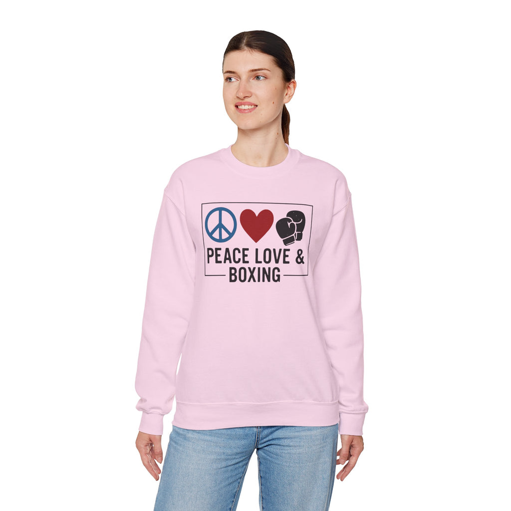 Peace Love Boxing Crewneck Sweatshirt