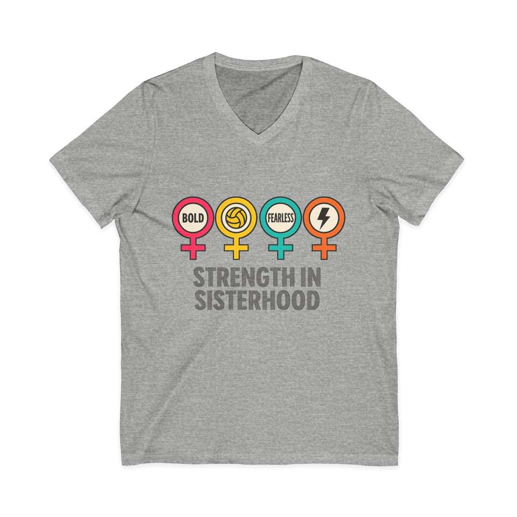 Strength in Sisterhood V-Neck Tee