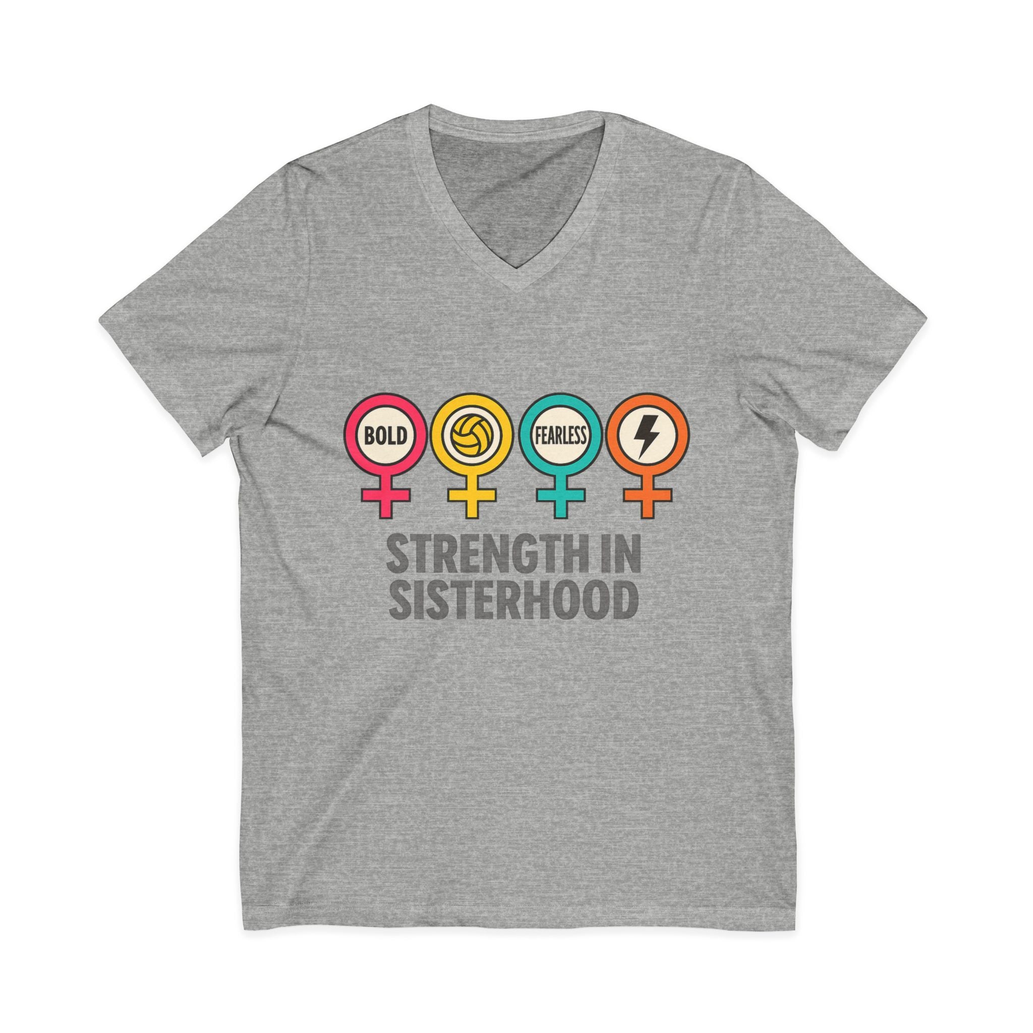 Strength in Sisterhood V-Neck Tee