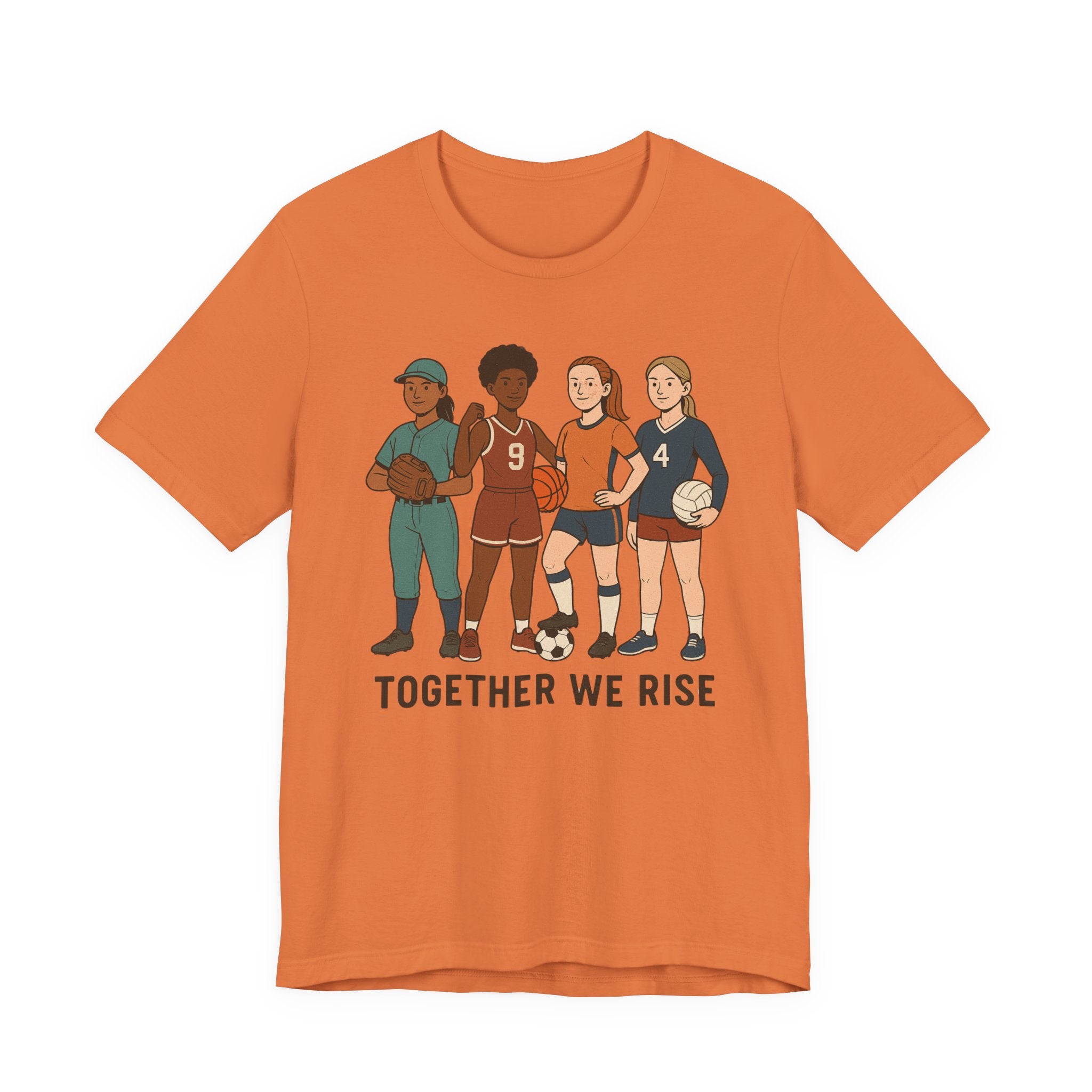Empowering Together We Rise Tee | Unisex Jersey Short Sleeve T-Shirt