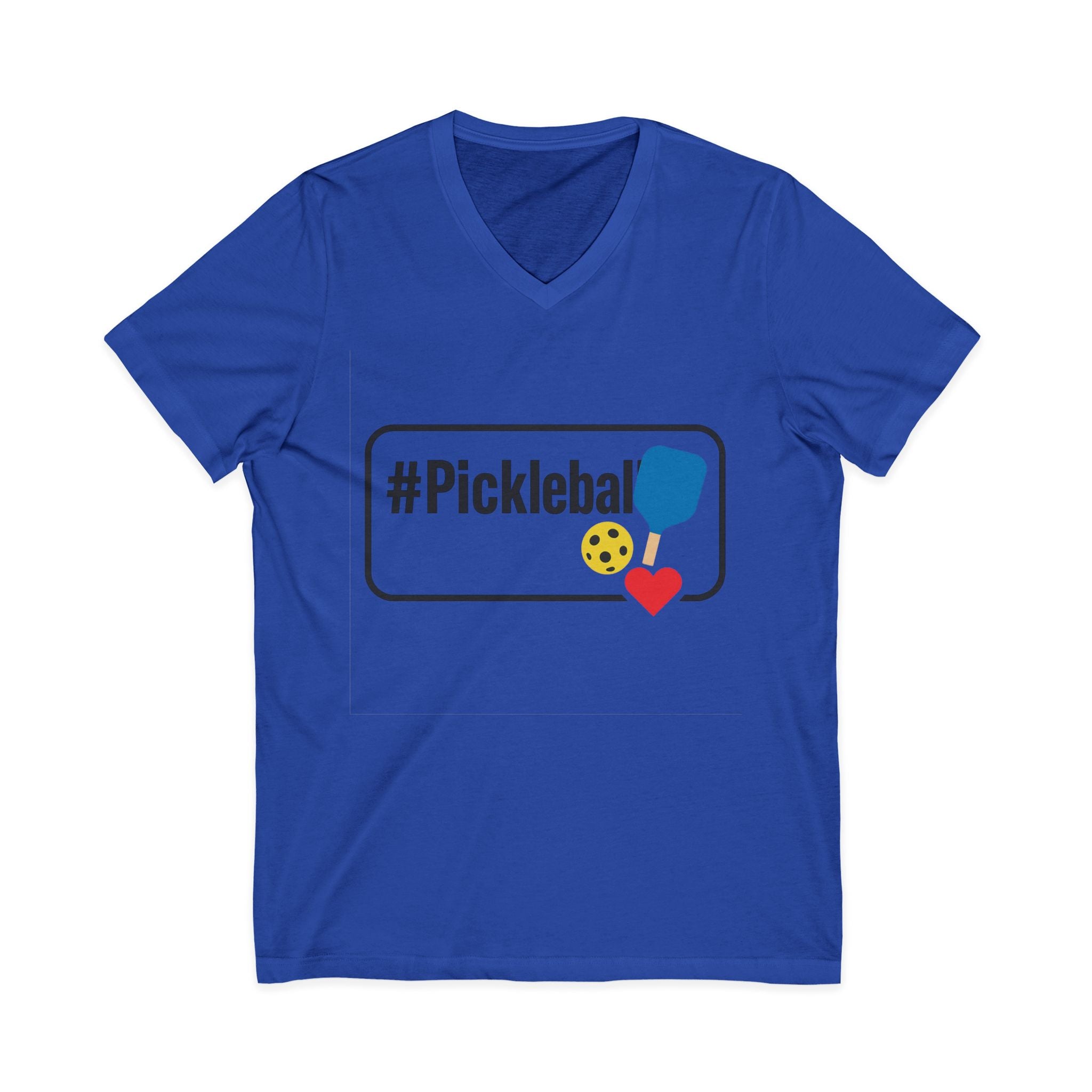Pickleball V-Neck Tee for Fun Lovers