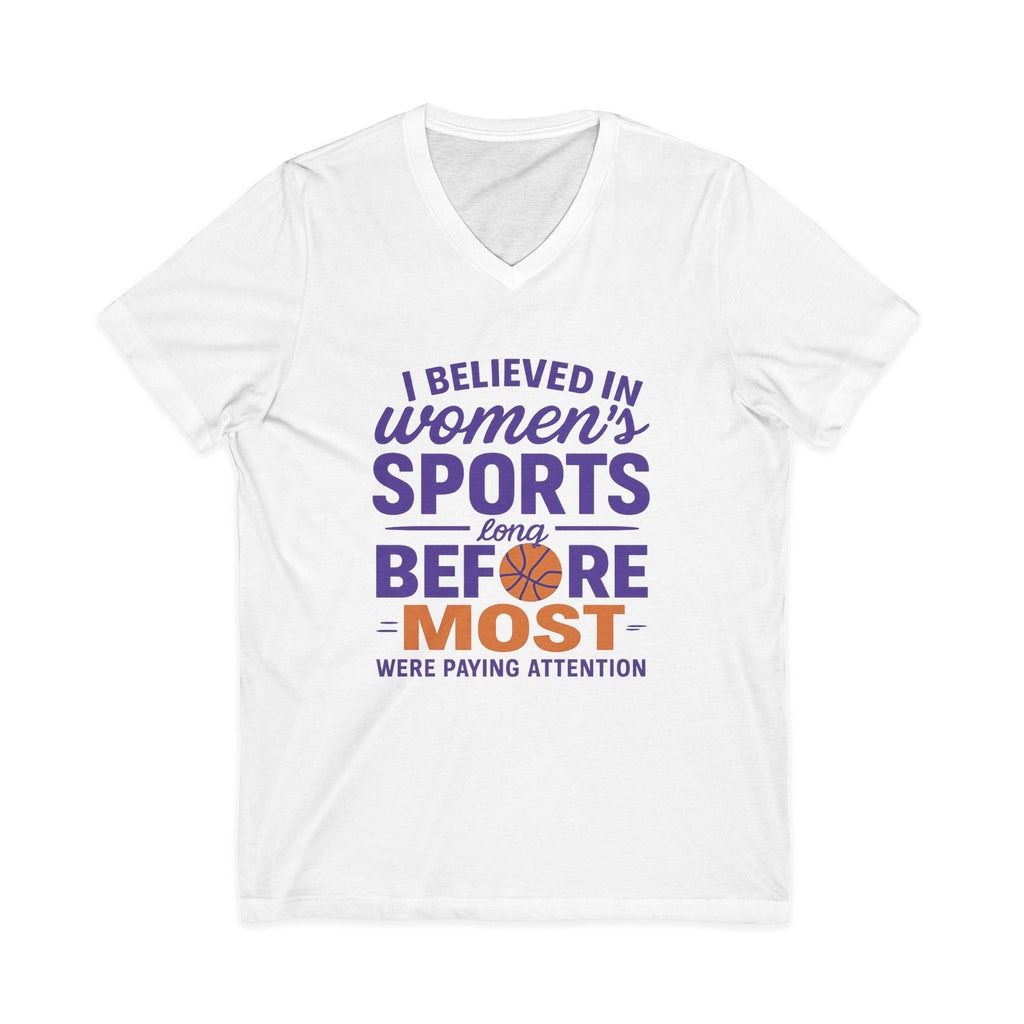 Women's Sports Believer V-Neck Tee