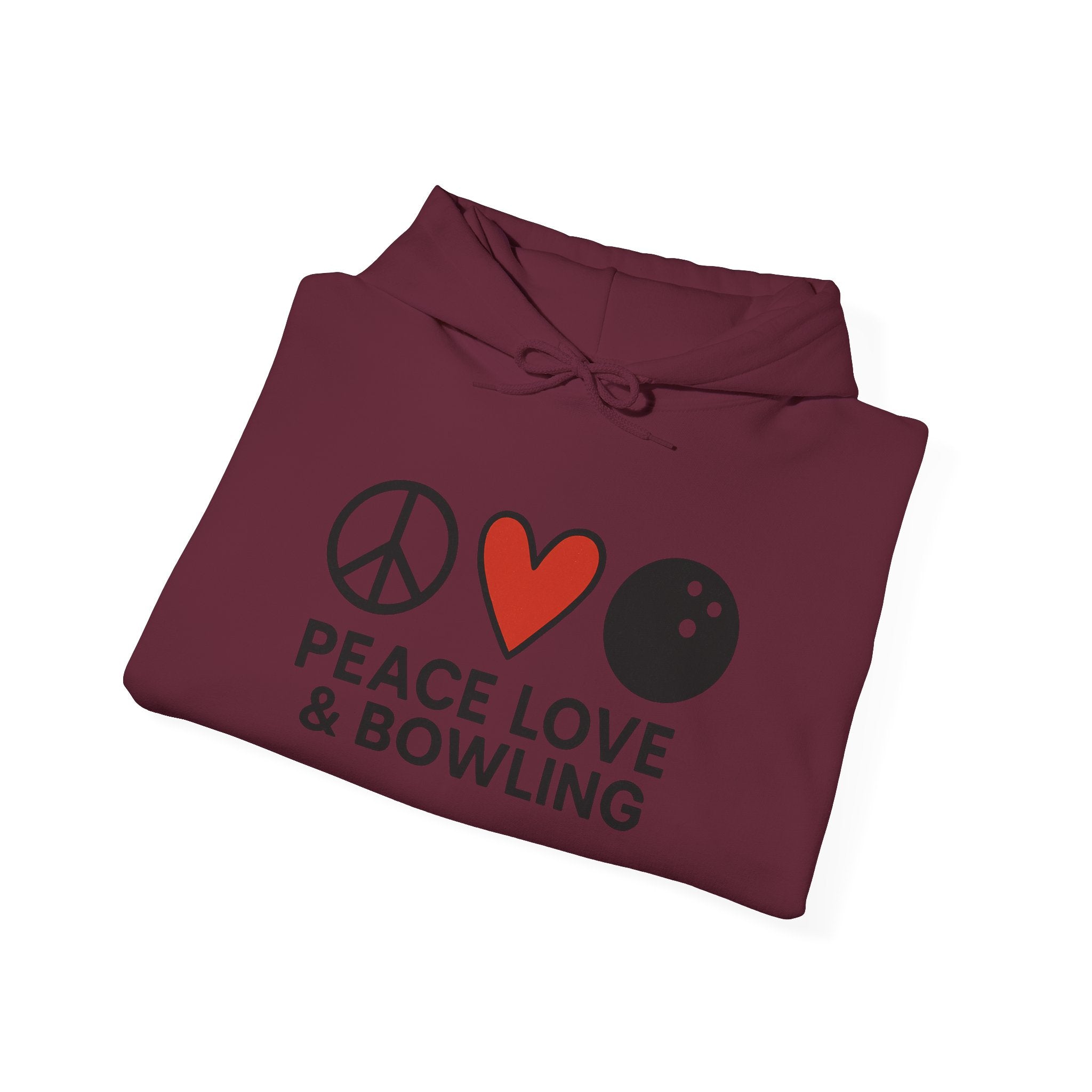Peace Love & Bowling Hoodie