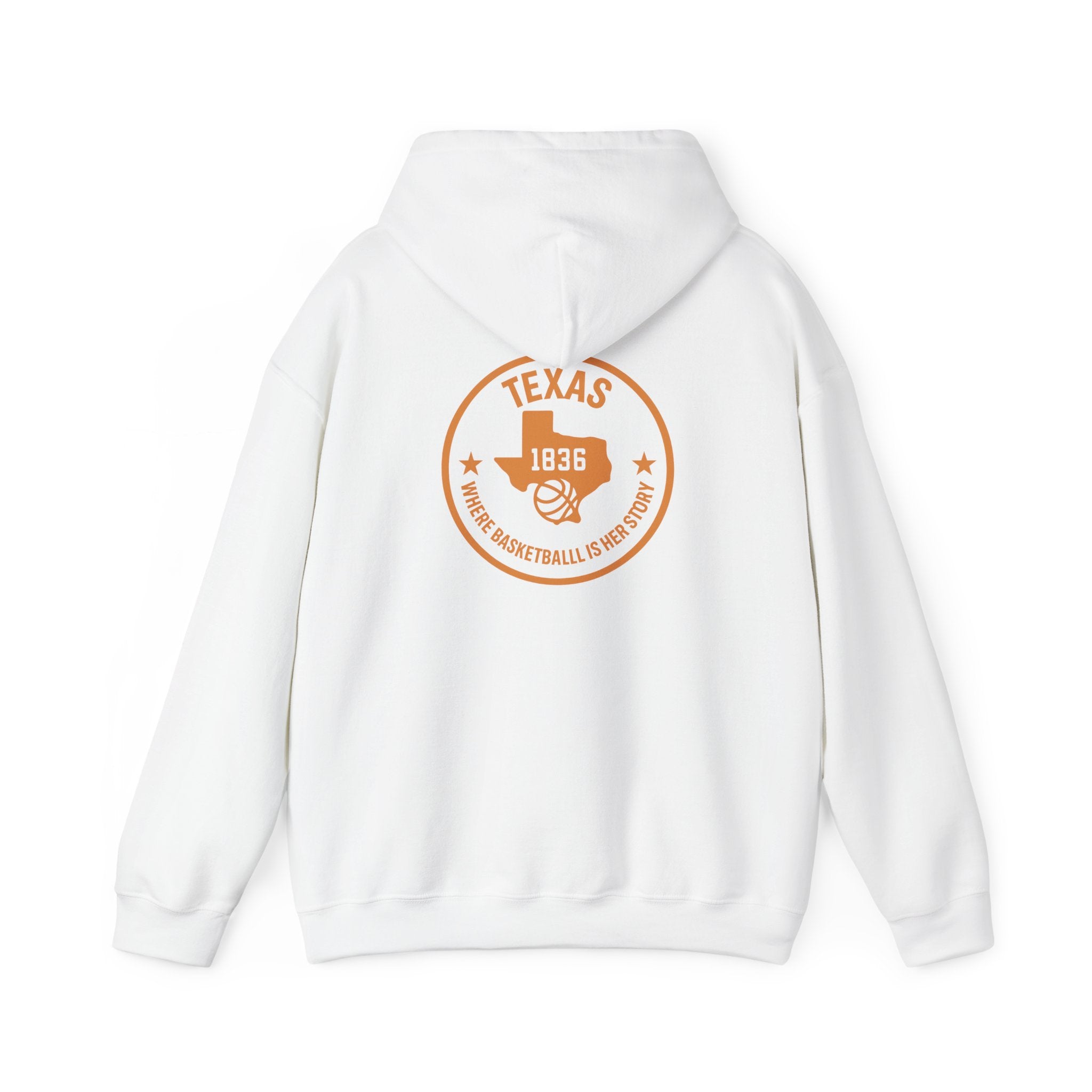 Texas 1836 Basketball Hoodie — Retro State Pride Pullover