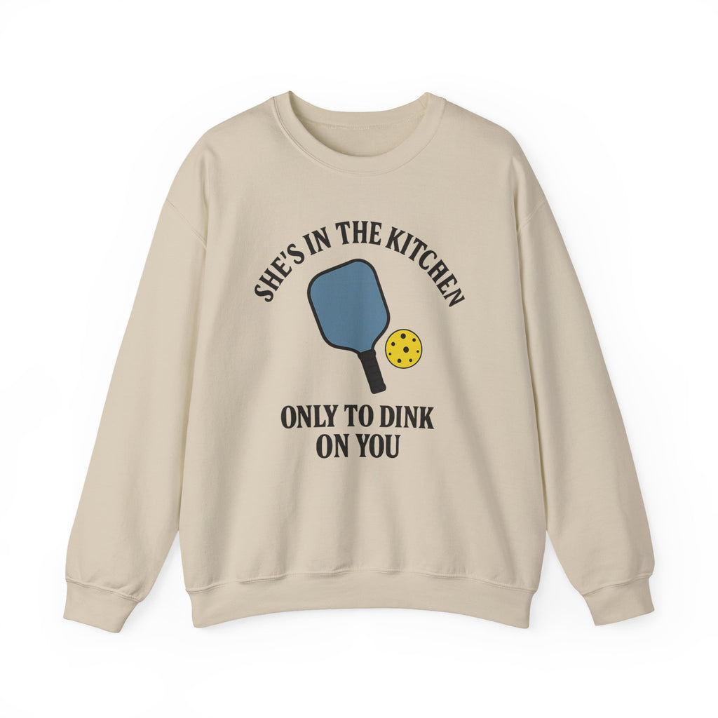 She's In The Kitchen Sweatshirt, Unisex Crewneck