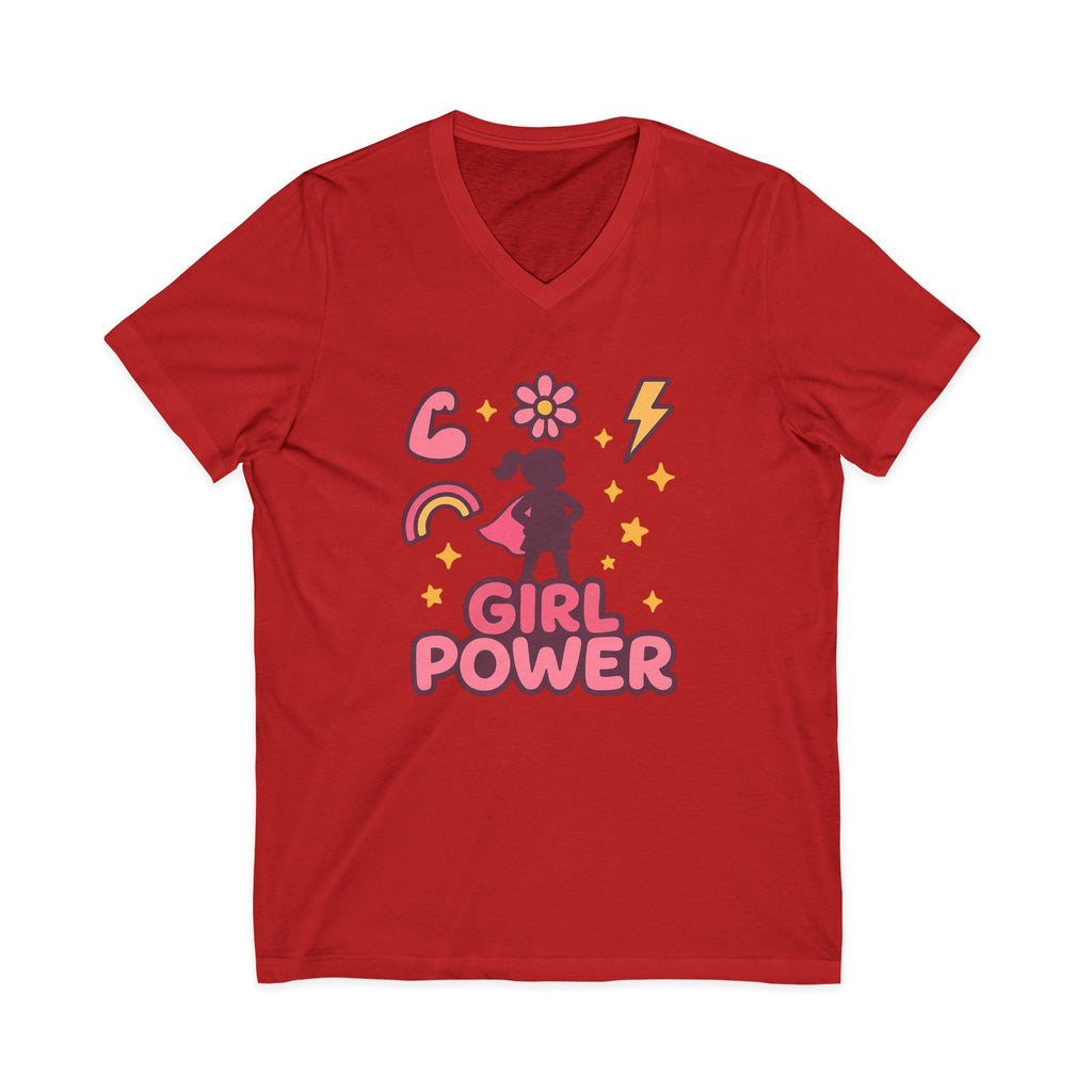 Girl Power V-Neck Tee