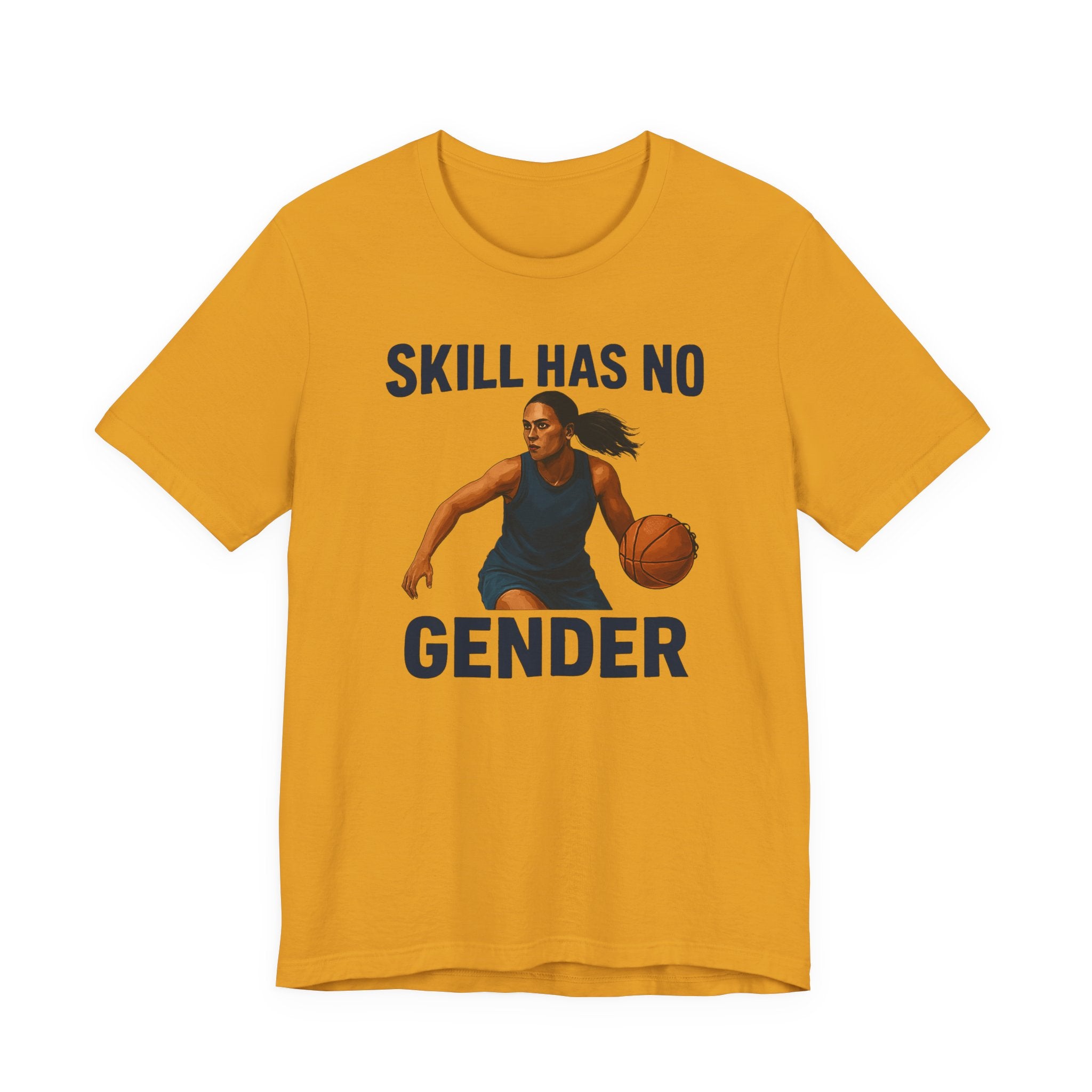 Empowering Basketball Tee - Skill Has No Gender