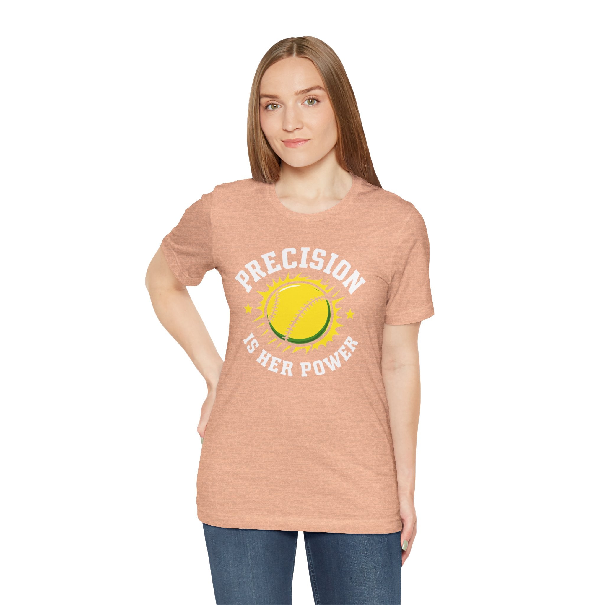 Softball Empowerment Tee - Precision is Her Power