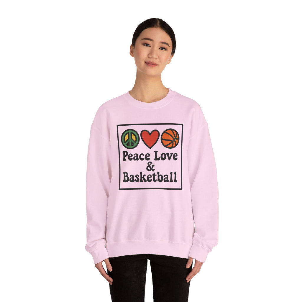 Peace Love & Basketball Sweatshirt
