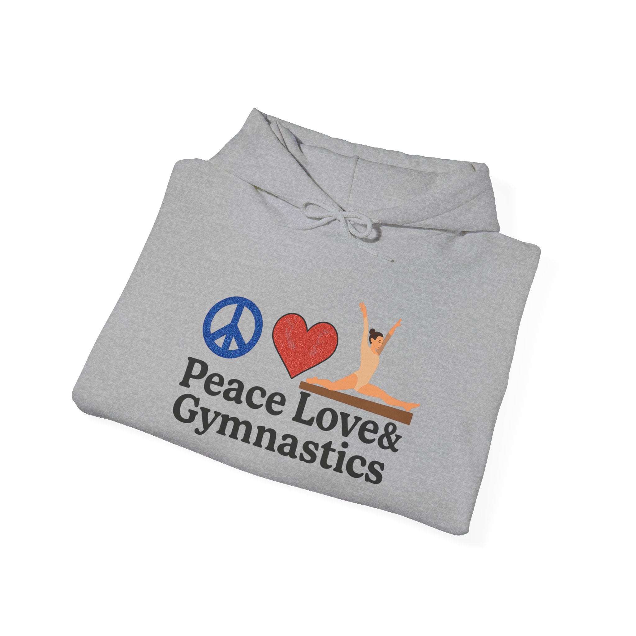 Peace, Love & Gymnastics Hoodie