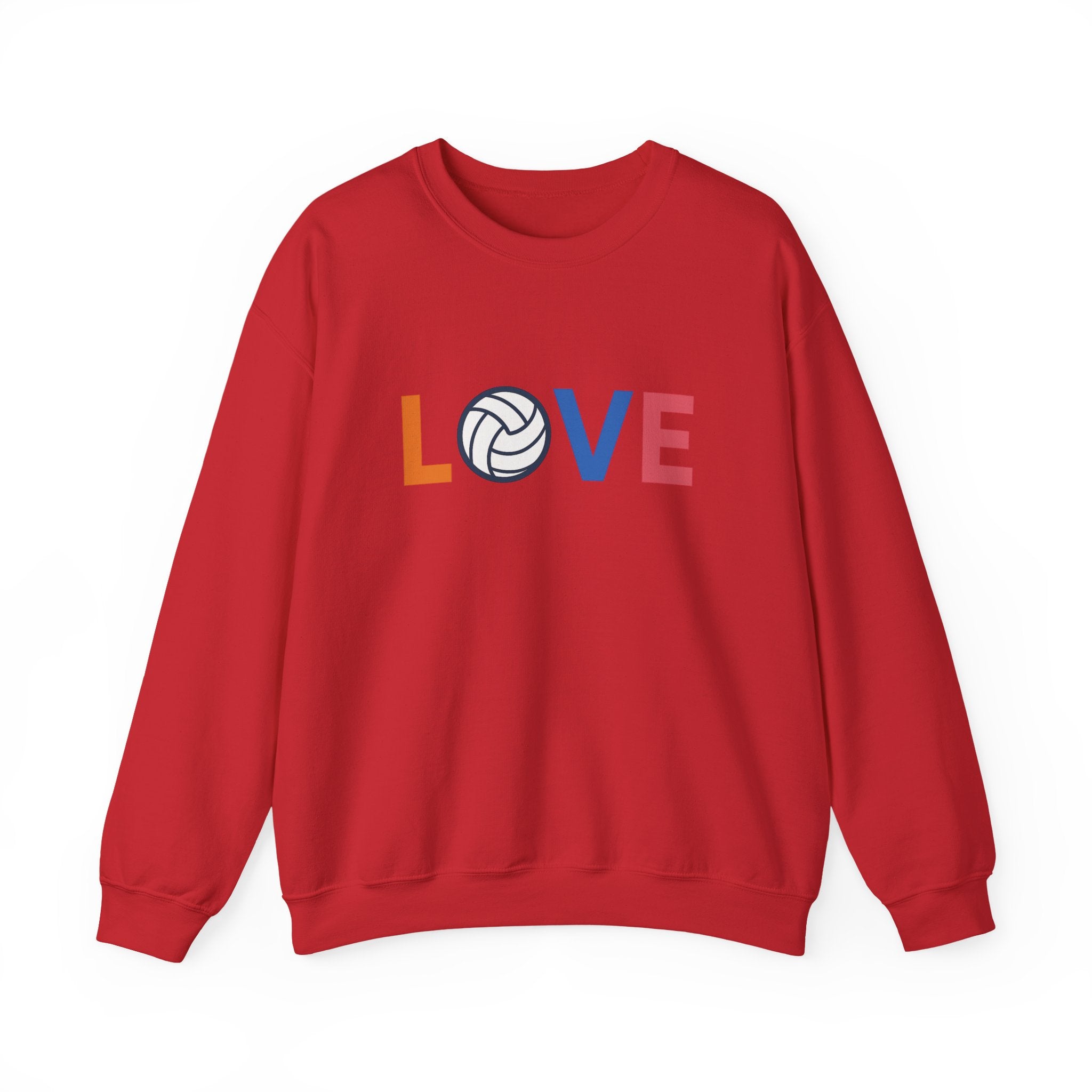 Volleyball Love Sweatshirt - Cozy Unisex Crewneck