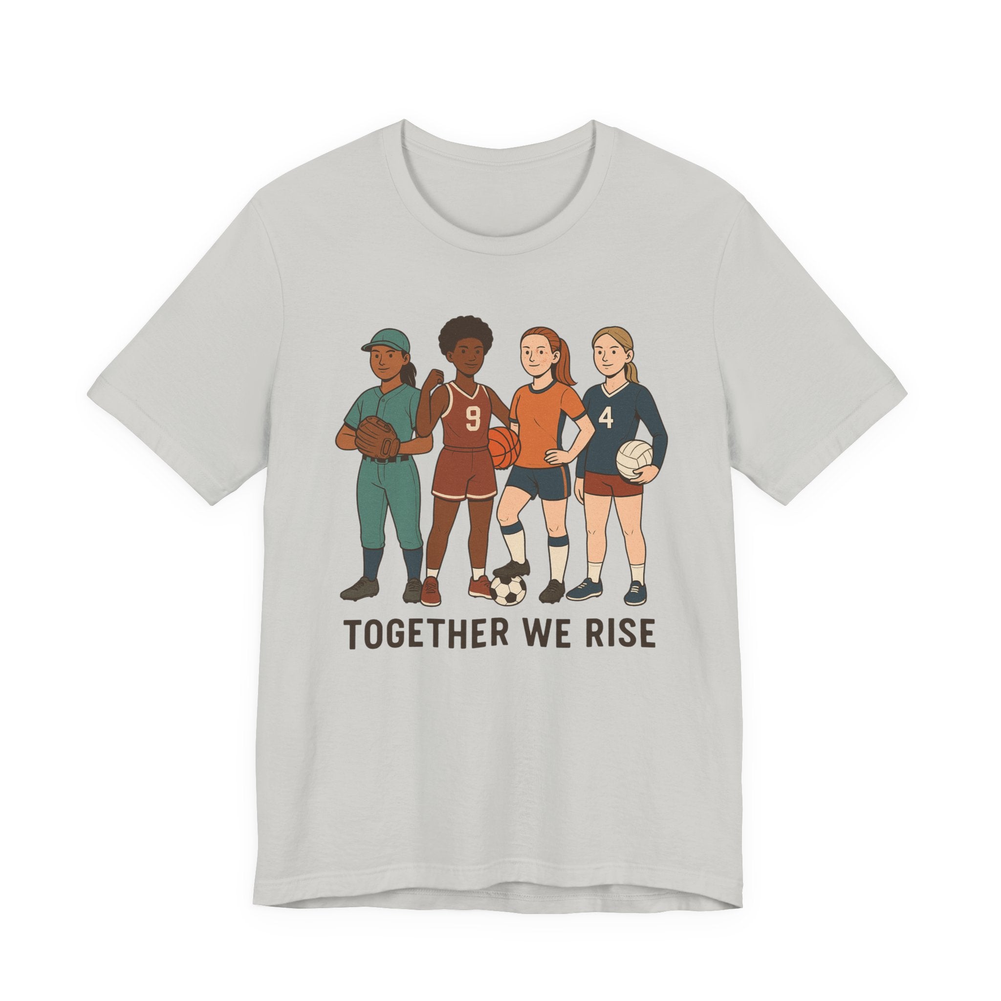 Empowering Together We Rise Tee | Unisex Jersey Short Sleeve T-Shirt